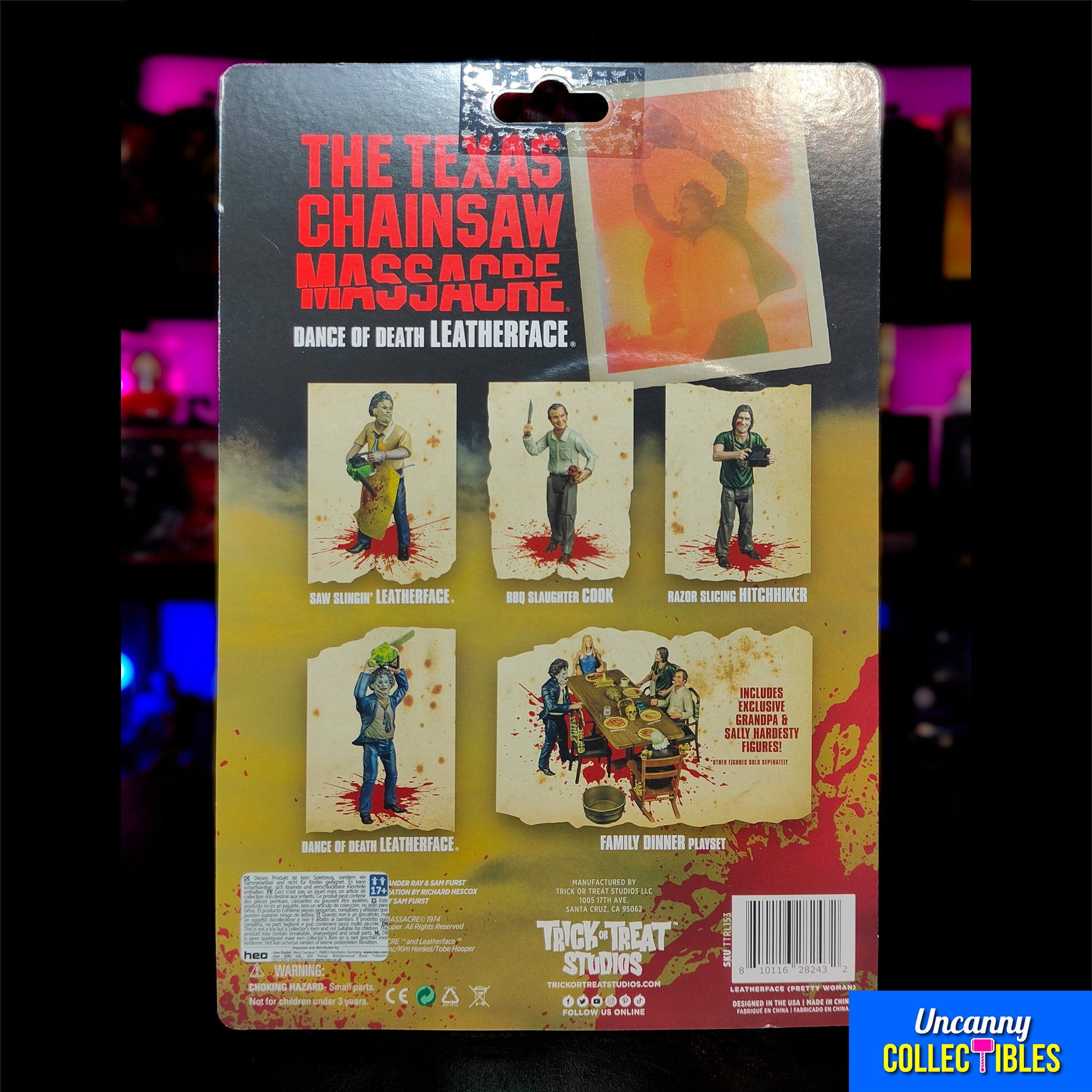 Leatherface Pretty Woman Mask Texas Chainsaw Massacre Trick Or Treat Studios Action Figure 13 cm – Texas Chainsaw Massacre, Trick or Treat Studios, 13 cm, 2025, brand new collector item, Uncanny Collectibles Dublin Ireland