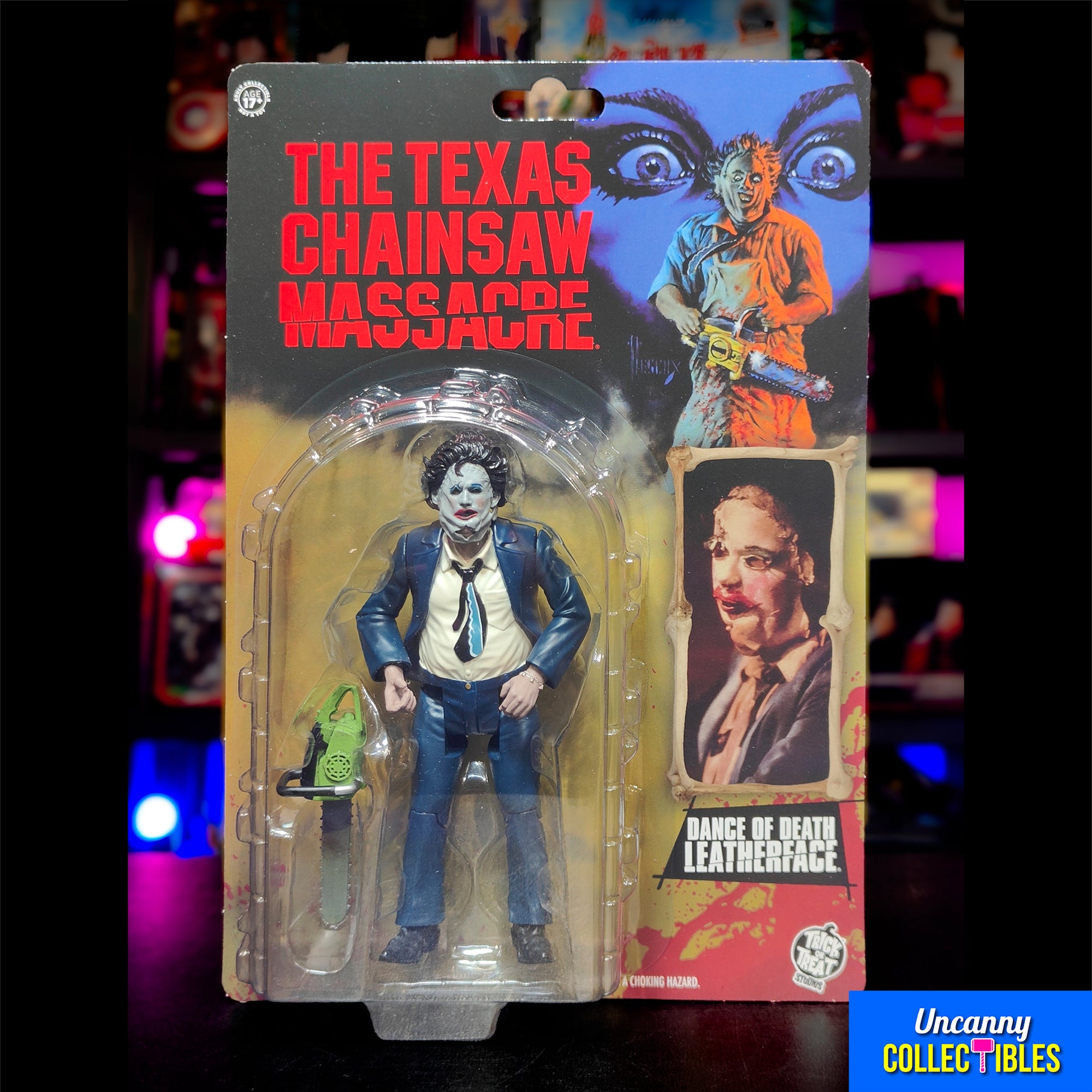 Leatherface Pretty Woman Mask Texas Chainsaw Massacre Trick Or Treat Studios Action Figure 13 cm