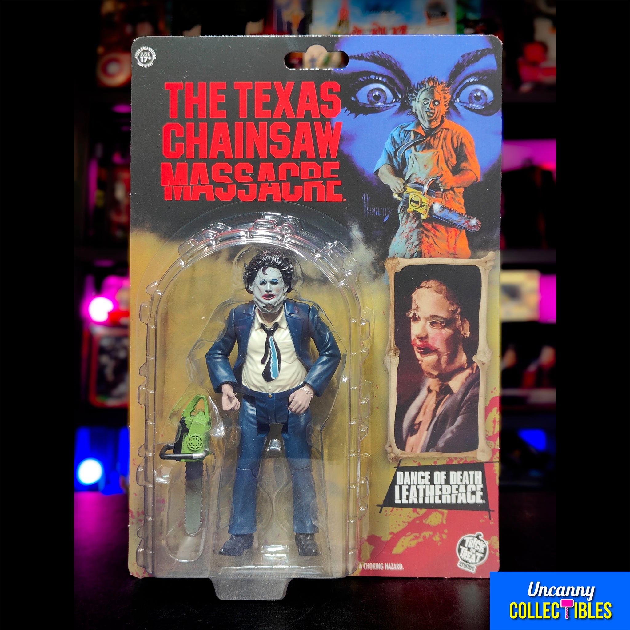 Leatherface Pretty Woman Mask Texas Chainsaw Massacre Trick Or Treat Studios Action Figure 13 cm – Texas Chainsaw Massacre, Trick or Treat Studios, 13 cm, 2025, brand new collector item, Uncanny Collectibles Dublin Ireland