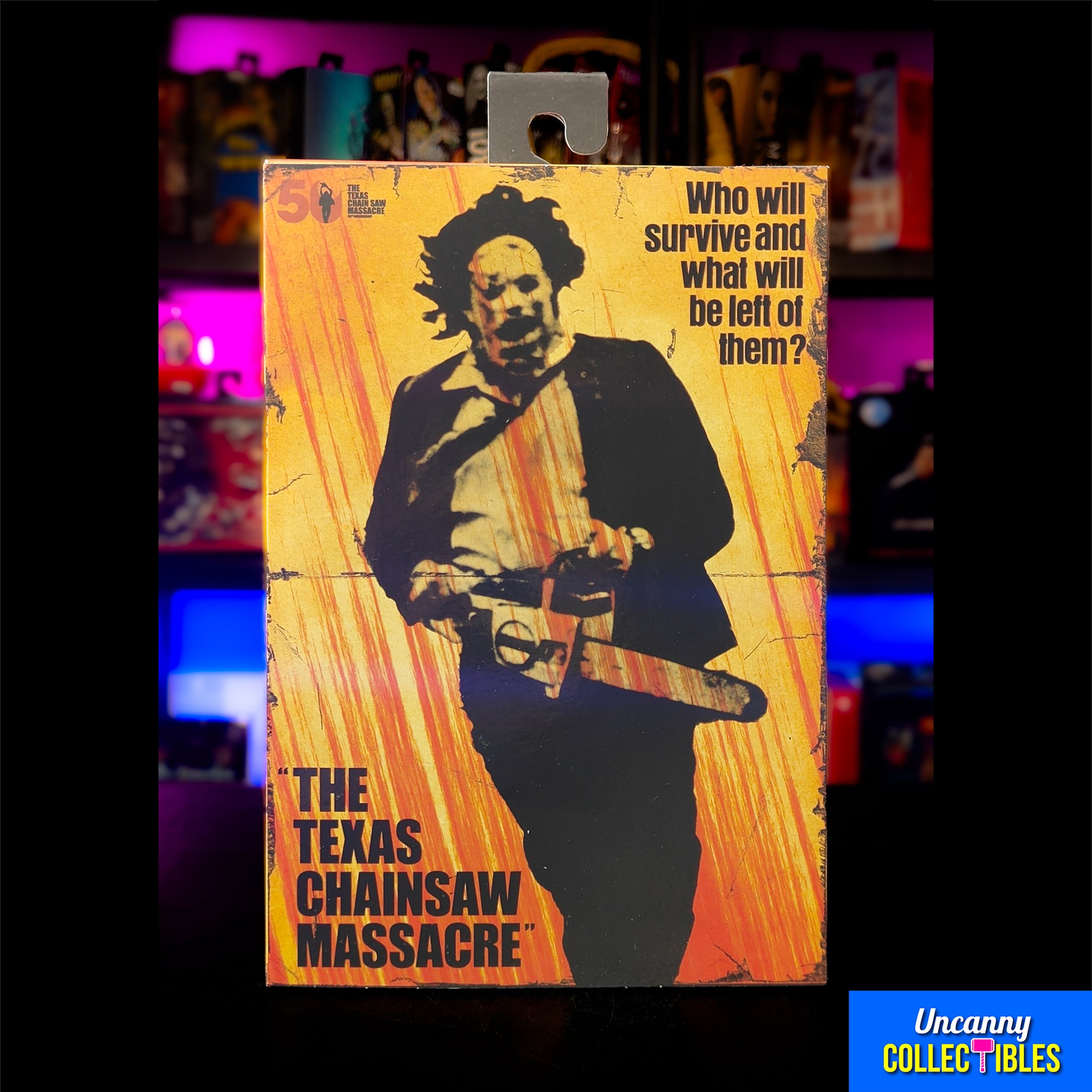 NECA Texas Chainsaw Massacre Ultimate Pretty Woman Leatherface 50th Anniversary Action Figure 18 cm