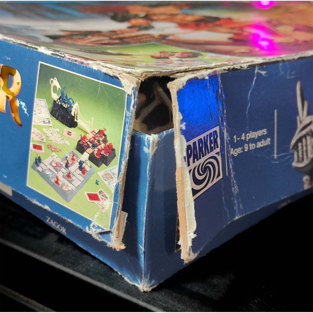 Legend of Zagor 3D Fighting Fantasy Board Game Parker 1993 Incomplete & Untested