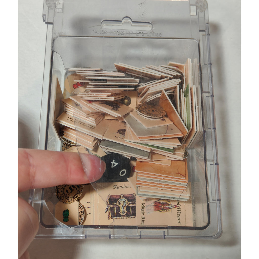 Legend of Zagor 3D Fighting Fantasy Board Game Parker 1993 Incomplete & Untested