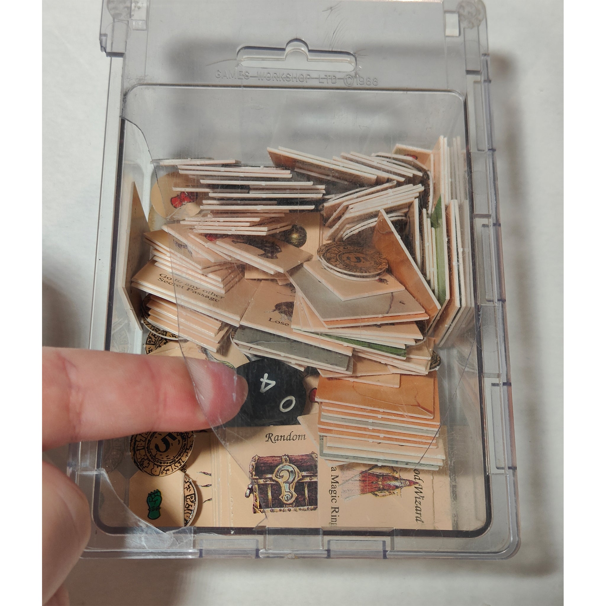 Legend of Zagor 3D Fighting Fantasy Board Game Parker 1993 Incomplete & Untested