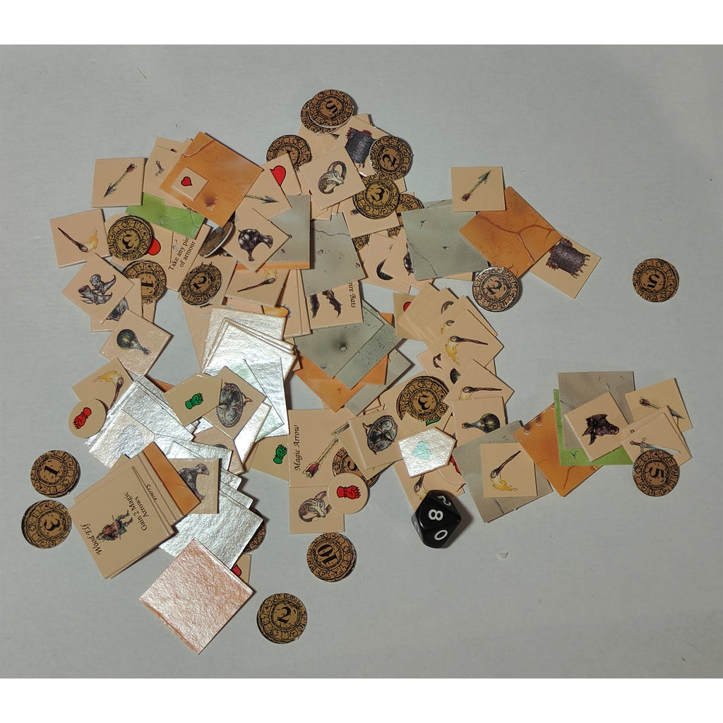 Legend of Zagor 3D Fighting Fantasy Board Game Parker 1993 Incomplete & Untested