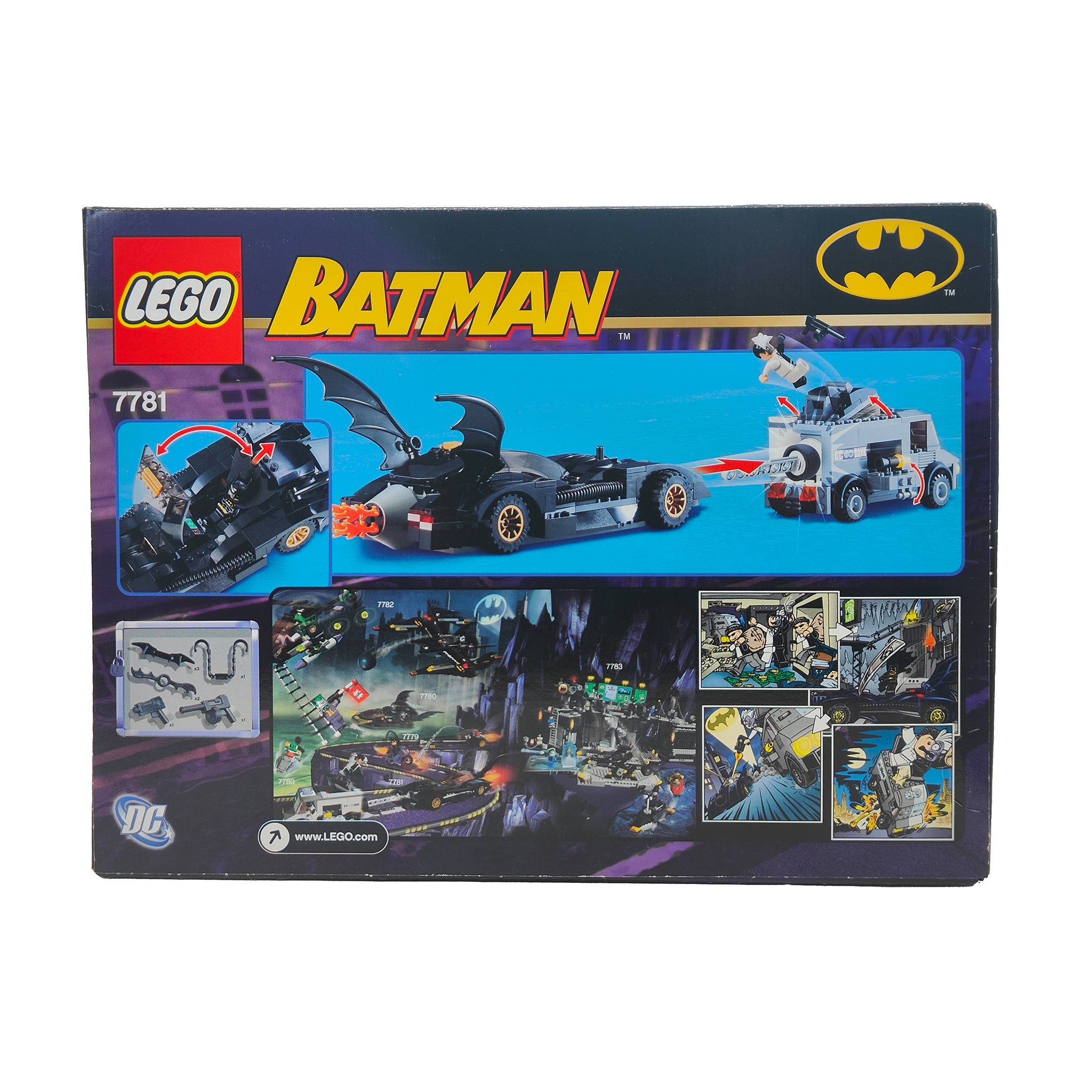 LEGO 7781 Batman The Batmobile Two Faces Escape Retired Set 2006 Sealed Box – Batman, Lego, -, 2006, pre-owned collector piece, Uncanny Collectibles Dublin Ireland