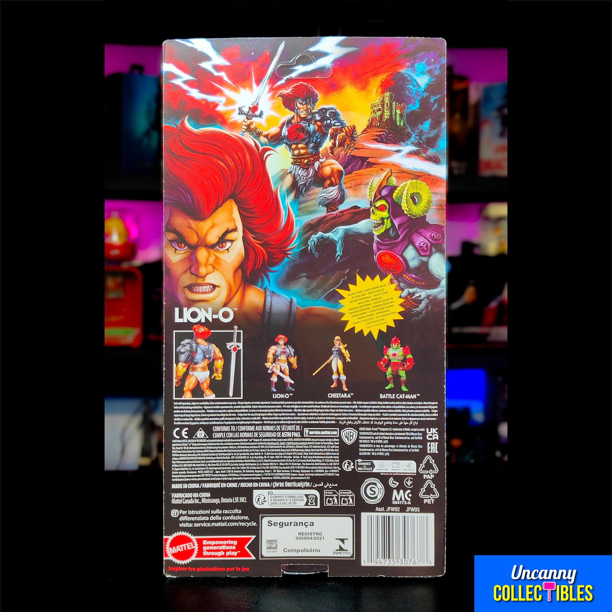 Lion O Masters of the Universe x ThunderCats Mattel Action Figure 14 cm