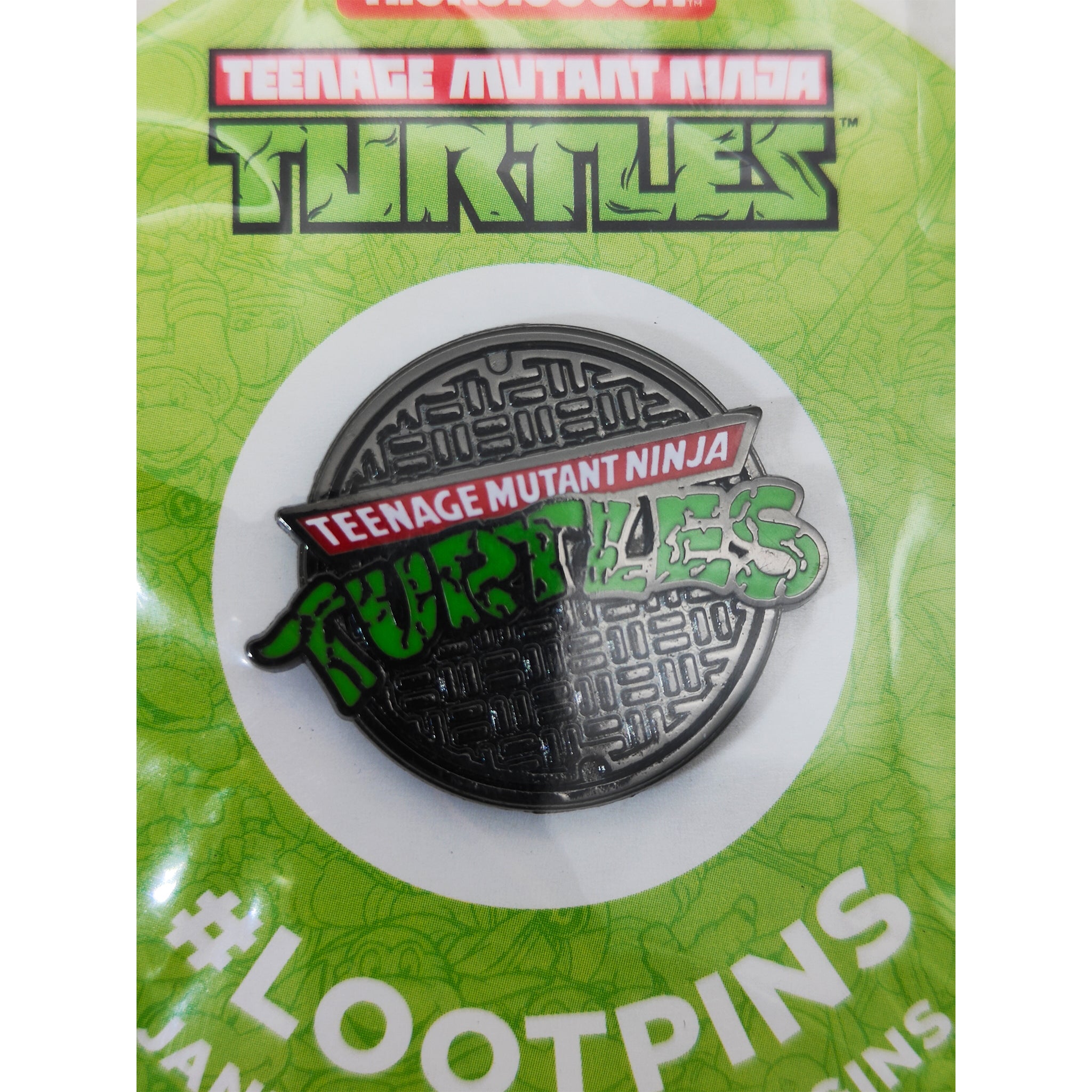 Loot Crate TMNT Sewer Manhole Cover Pin Origins Jan 2017