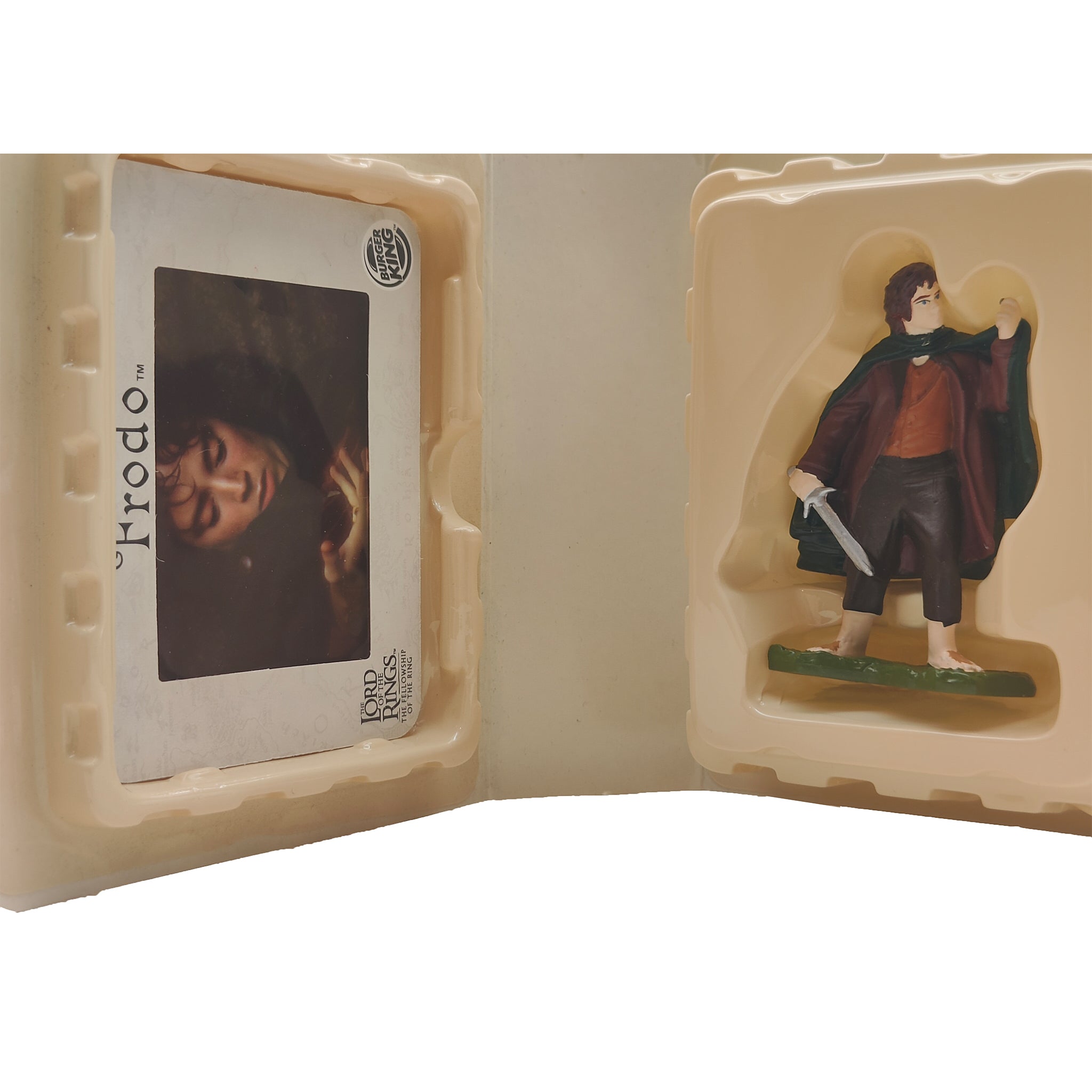 Lord of the Rings Burger King Mini Figure With Card 2001 – Lord of the Rings, Vintage Brands, 12 cm, 2001, pre-owned collector piece, Uncanny Collectibles Dublin Ireland