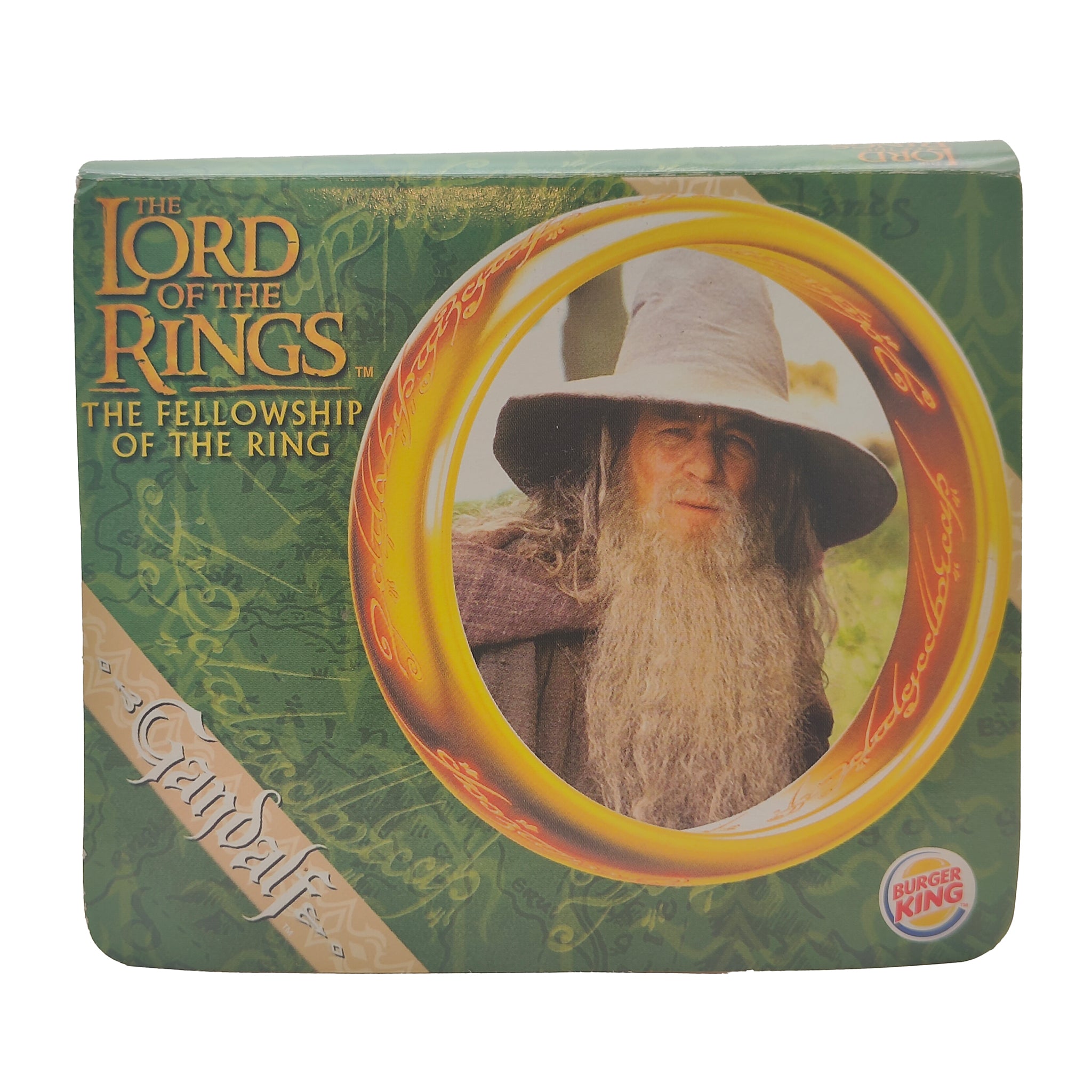 Lord of the Rings Burger King Mini Figure With Card 2001 – Lord of the Rings, Vintage Brands, 12 cm, 2001, pre-owned collector piece, Uncanny Collectibles Dublin Ireland