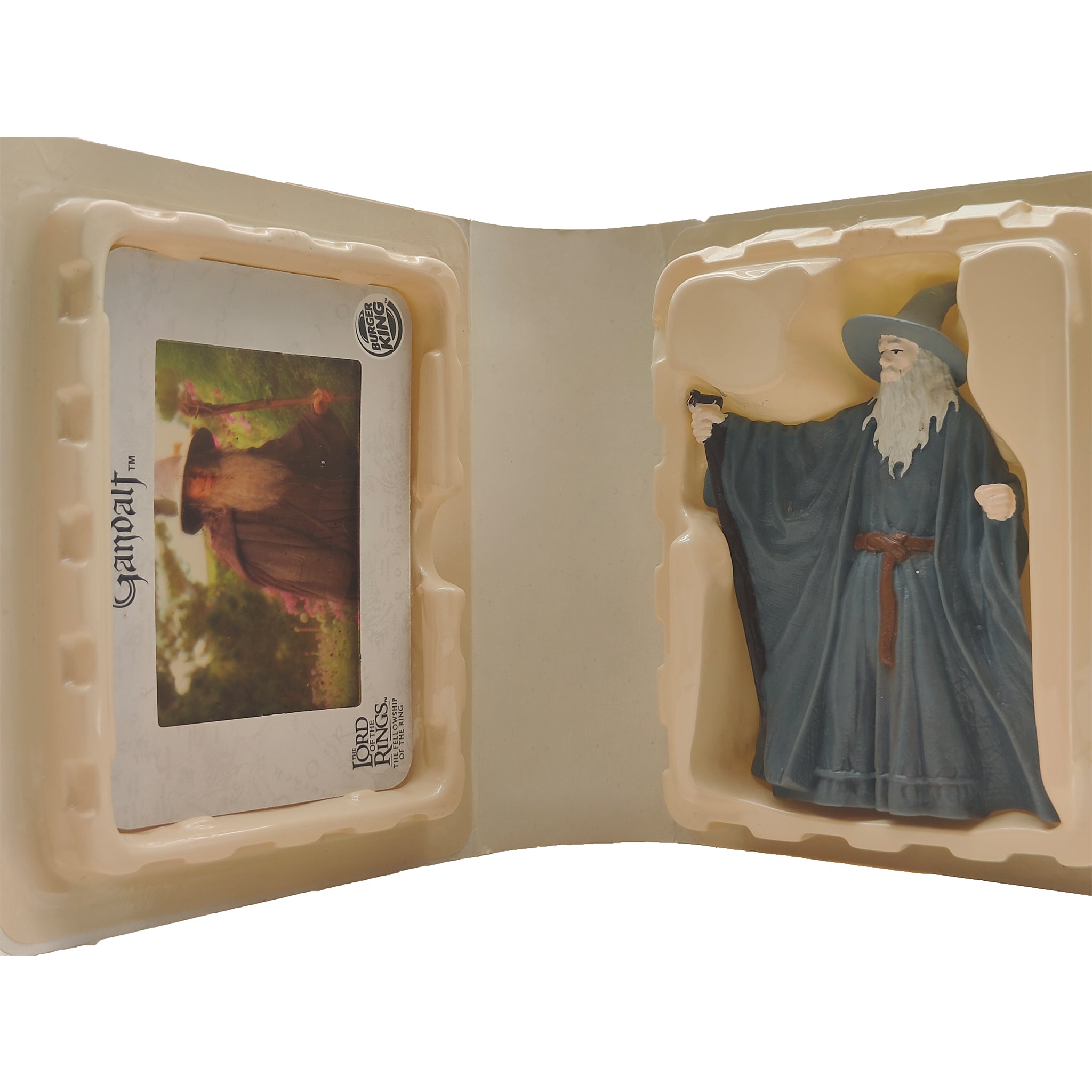 Lord of the Rings Burger King Mini Figure With Card 2001 – Lord of the Rings, Vintage Brands, 12 cm, 2001, pre-owned collector piece, Uncanny Collectibles Dublin Ireland