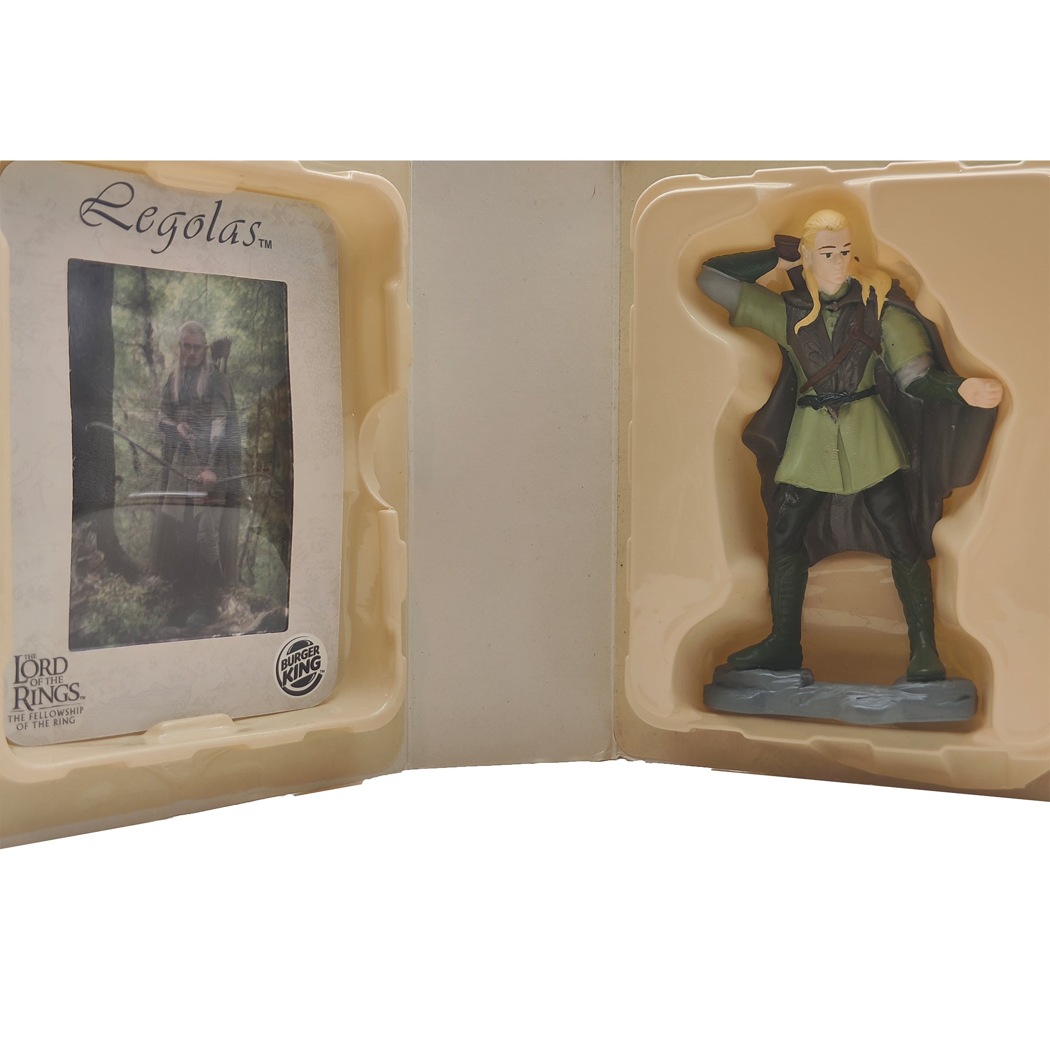 Lord of the Rings Burger King Mini Figure With Card 2001 – Lord of the Rings, Vintage Brands, 12 cm, 2001, pre-owned collector piece, Uncanny Collectibles Dublin Ireland