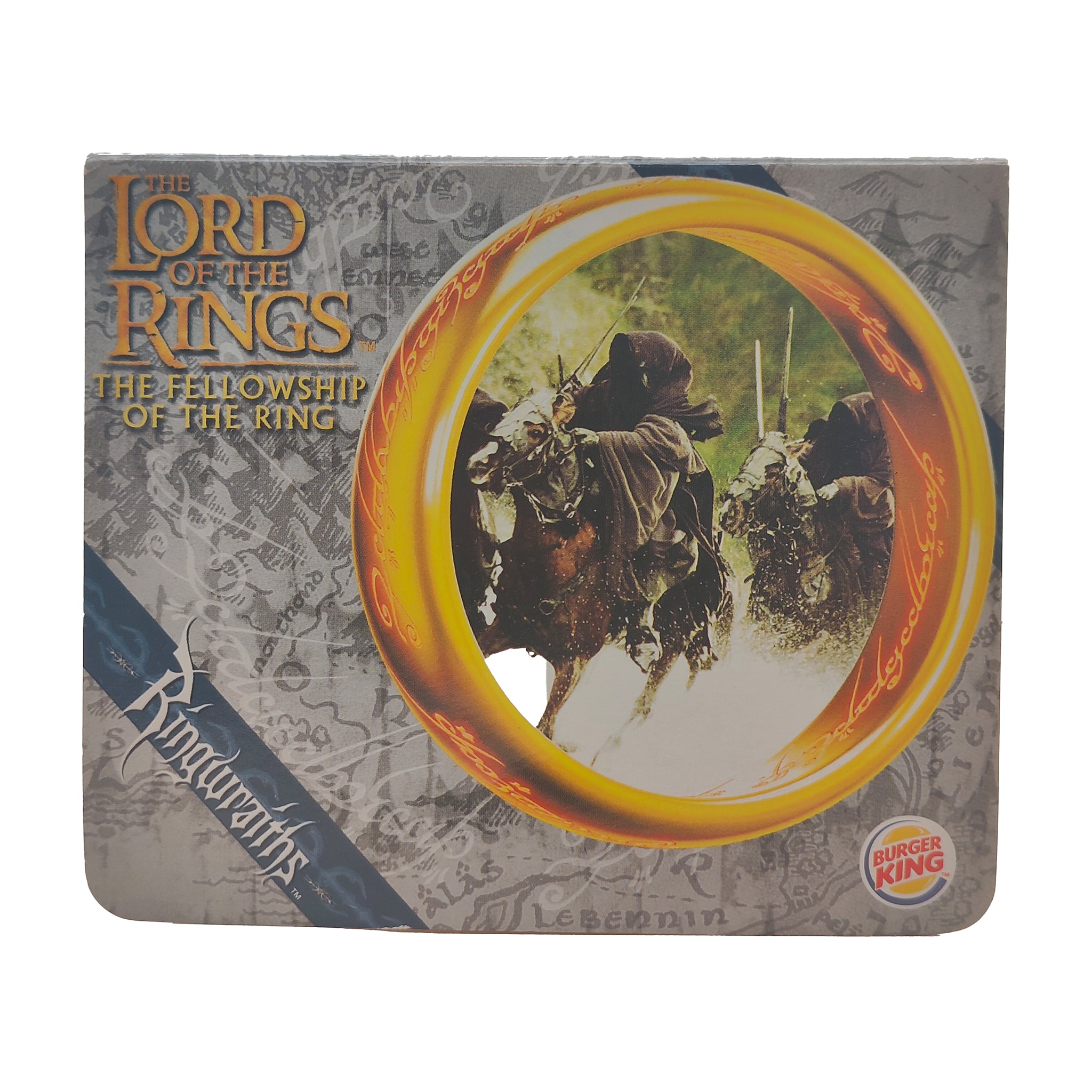 Lord of the Rings Burger King Mini Figure With Card 2001 – Lord of the Rings, Vintage Brands, 12 cm, 2001, pre-owned collector piece, Uncanny Collectibles Dublin Ireland