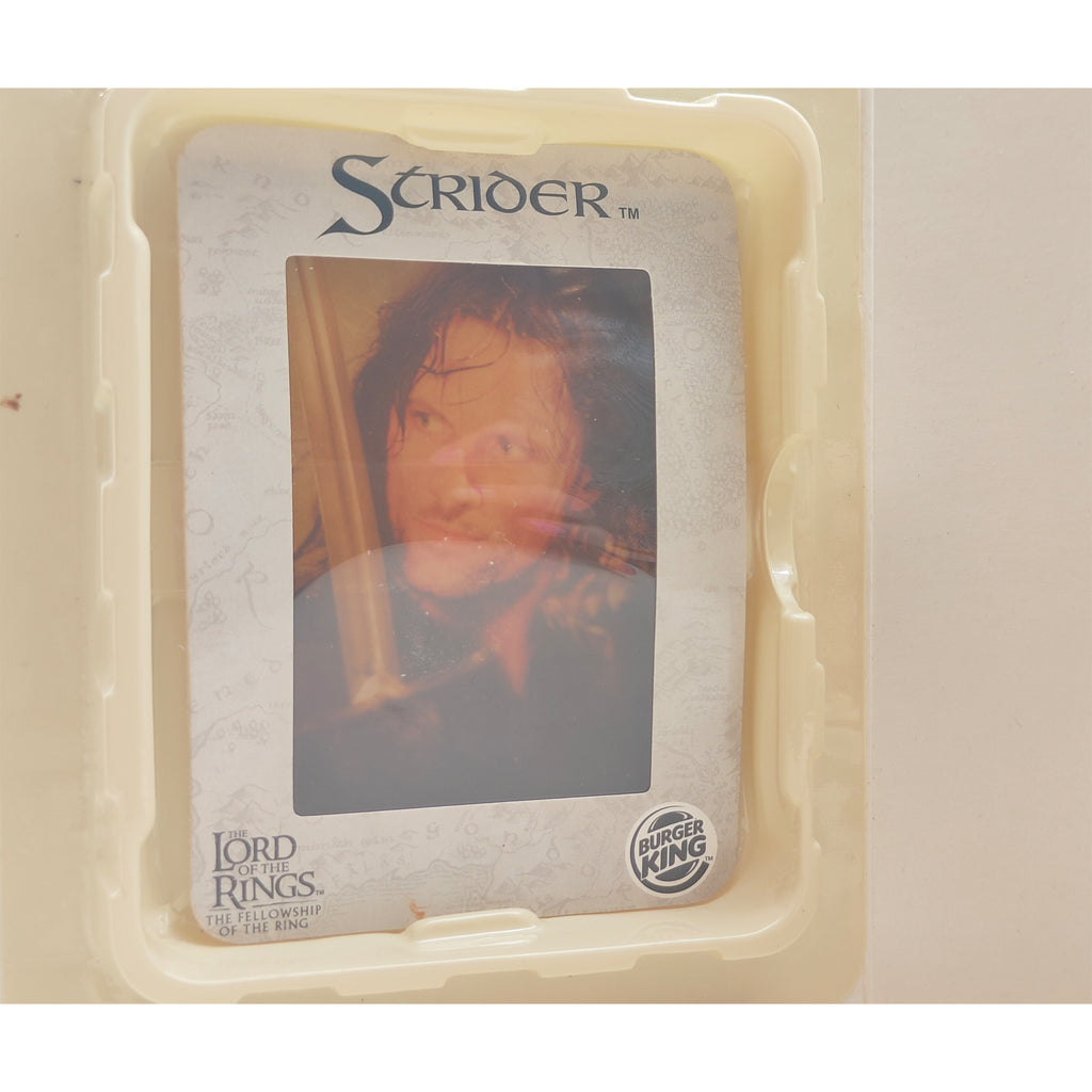 Lord of the Rings Burger King Mini Figure With Card 2001 – Lord of the Rings, Vintage Brands, 12 cm, 2001, pre-owned collector piece, Uncanny Collectibles Dublin Ireland