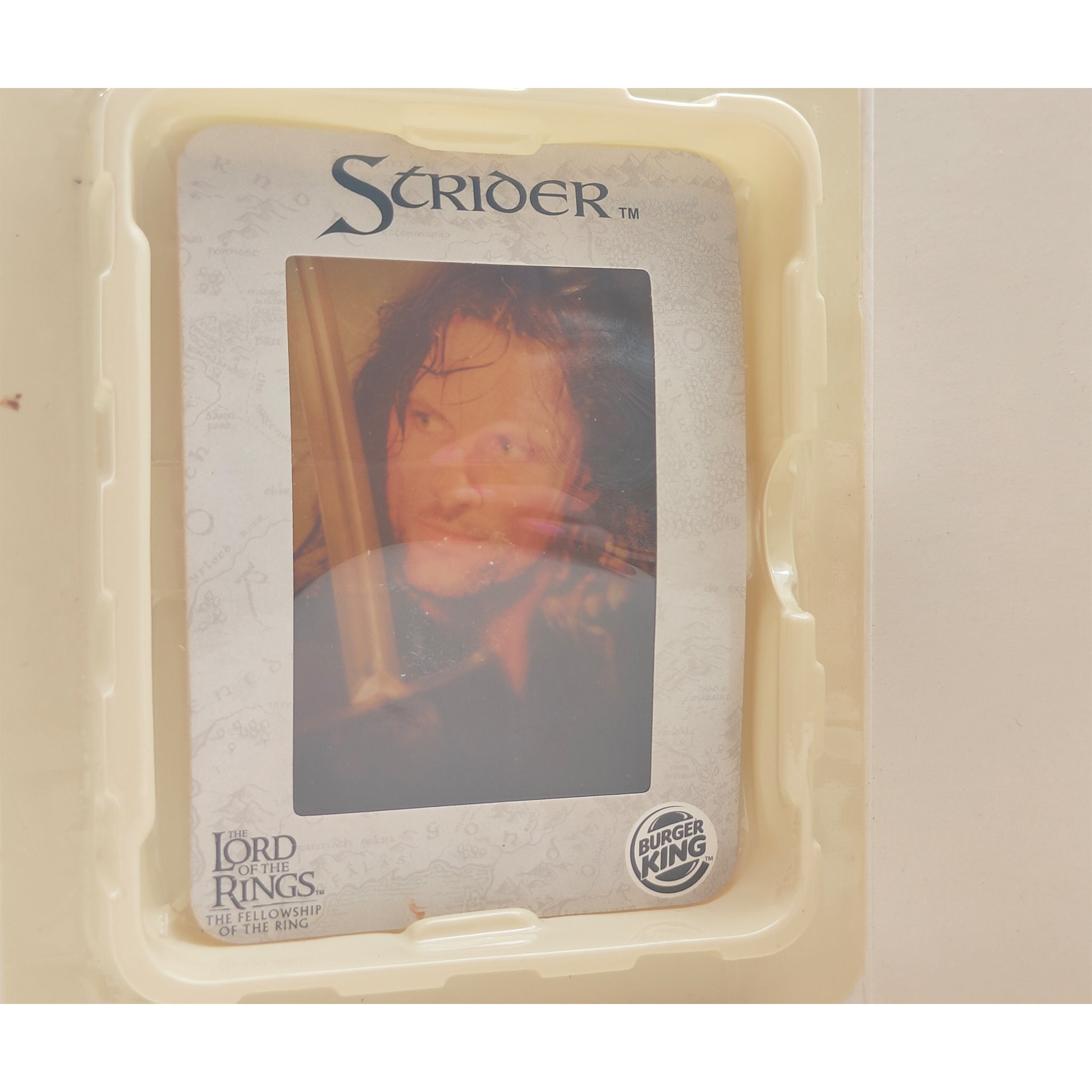 Lord of the Rings Burger King Mini Figure With Card 2001 – Lord of the Rings, Vintage Brands, 12 cm, 2001, pre-owned collector piece, Uncanny Collectibles Dublin Ireland