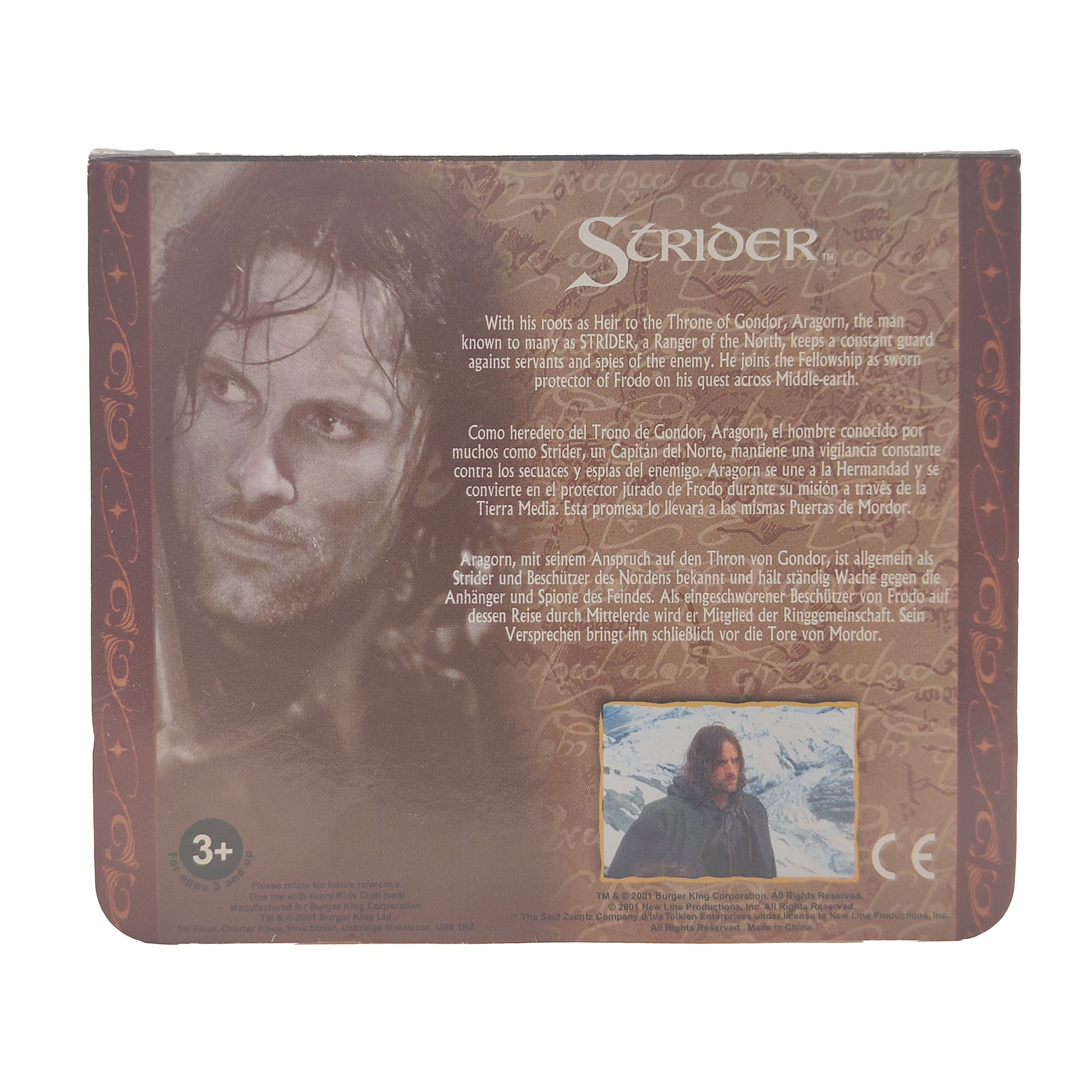 Buy Lord of the Rings Burger King Mini Figure With Card 2001 online at Uncanny Collectibles - Fast Delivery from Ireland