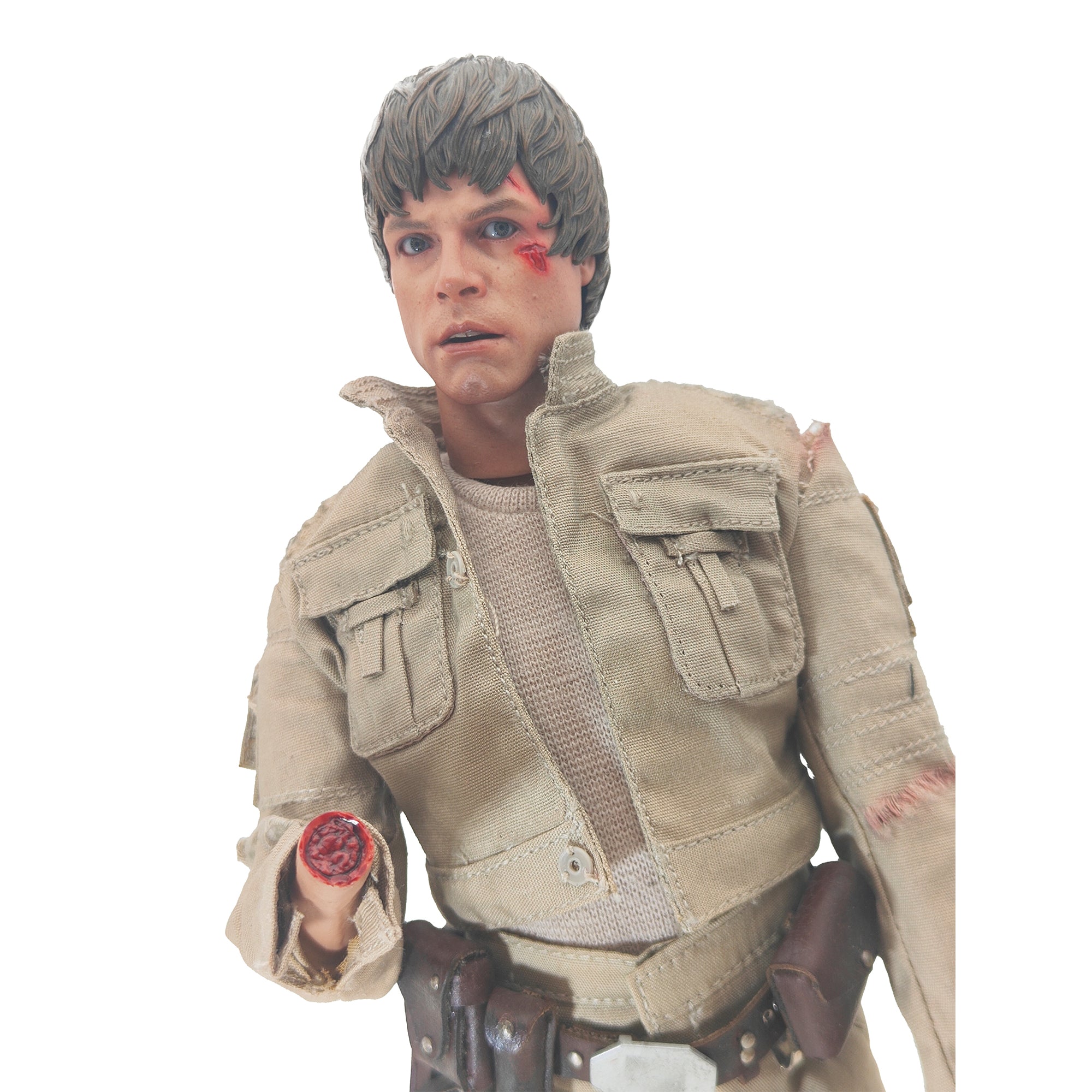 Luke Skywalker Bespin Battle Star Wars Empire Strikes Back Hot Toys Action Figure 2012 30cm