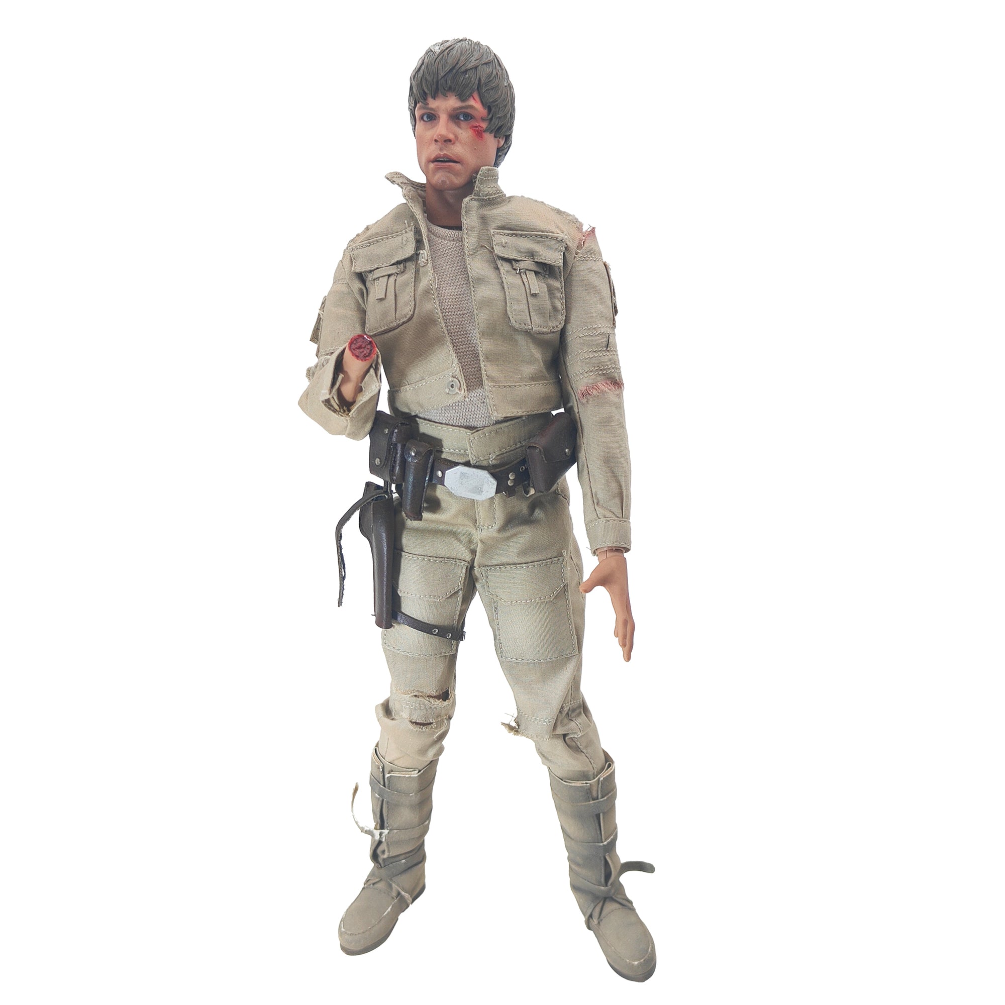 Luke Skywalker Bespin Battle Star Wars Empire Strikes Back Hot Toys Action Figure 2012 30cm
