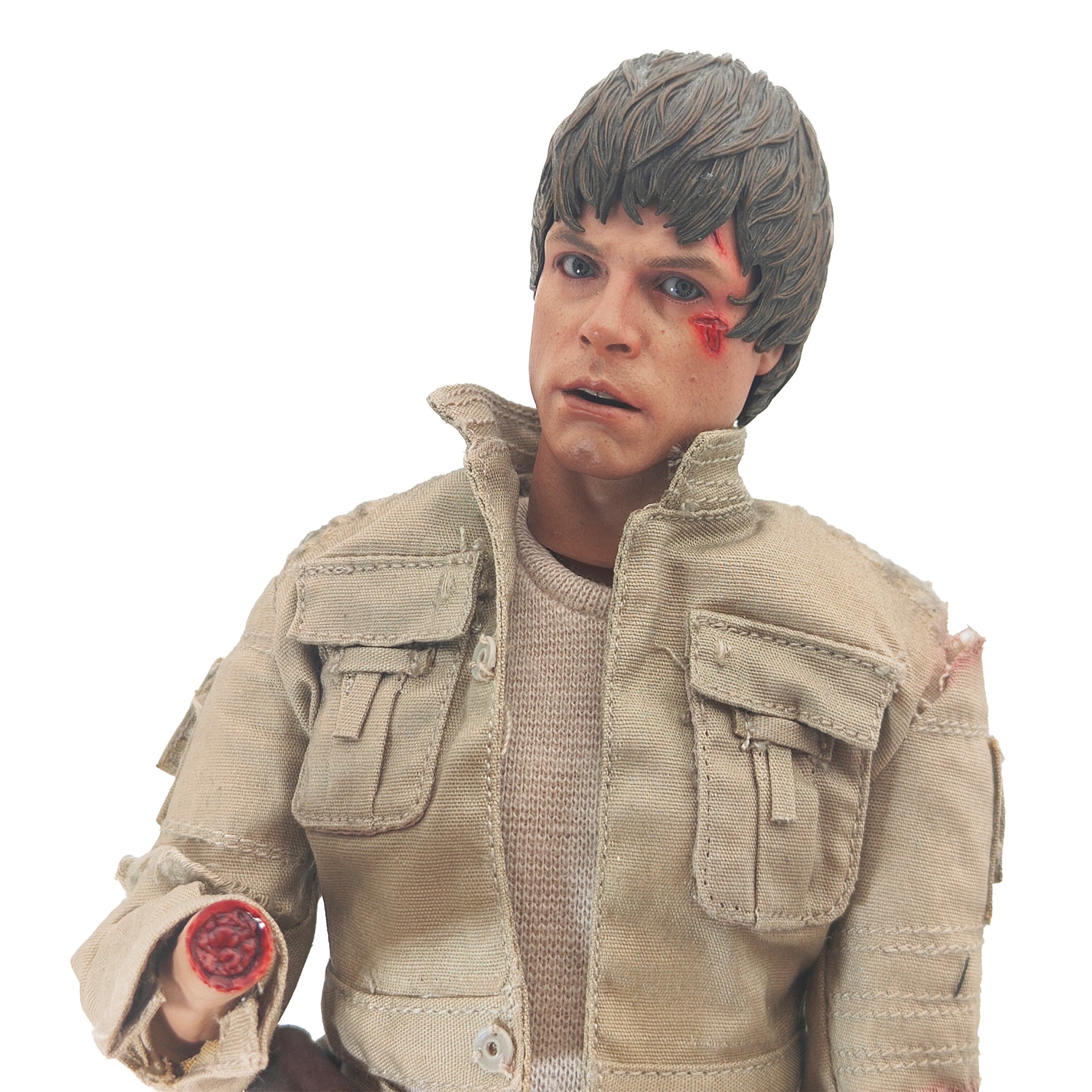 Luke Skywalker Bespin Battle Star Wars Empire Strikes Back Hot Toys Action Figure 2012 30cm