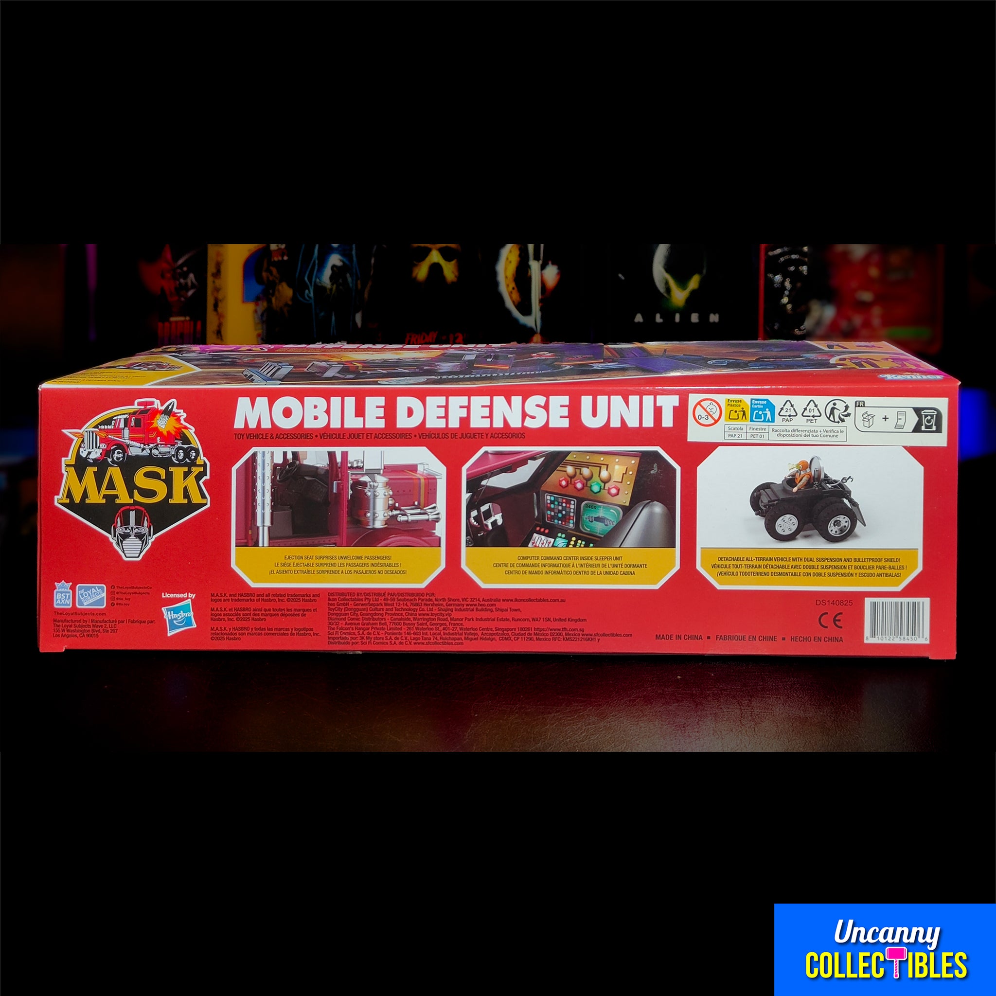 M.A.S.K. SDCC Rhino Mobile Defense Unit Vehicle with T-Bob and Scott Trakker The Loyal Subjects 2025 – M.A.S.K, The Loyal Subjects, 12 cm, 2025, brand new collector item, Uncanny Collectibles Dublin Ireland