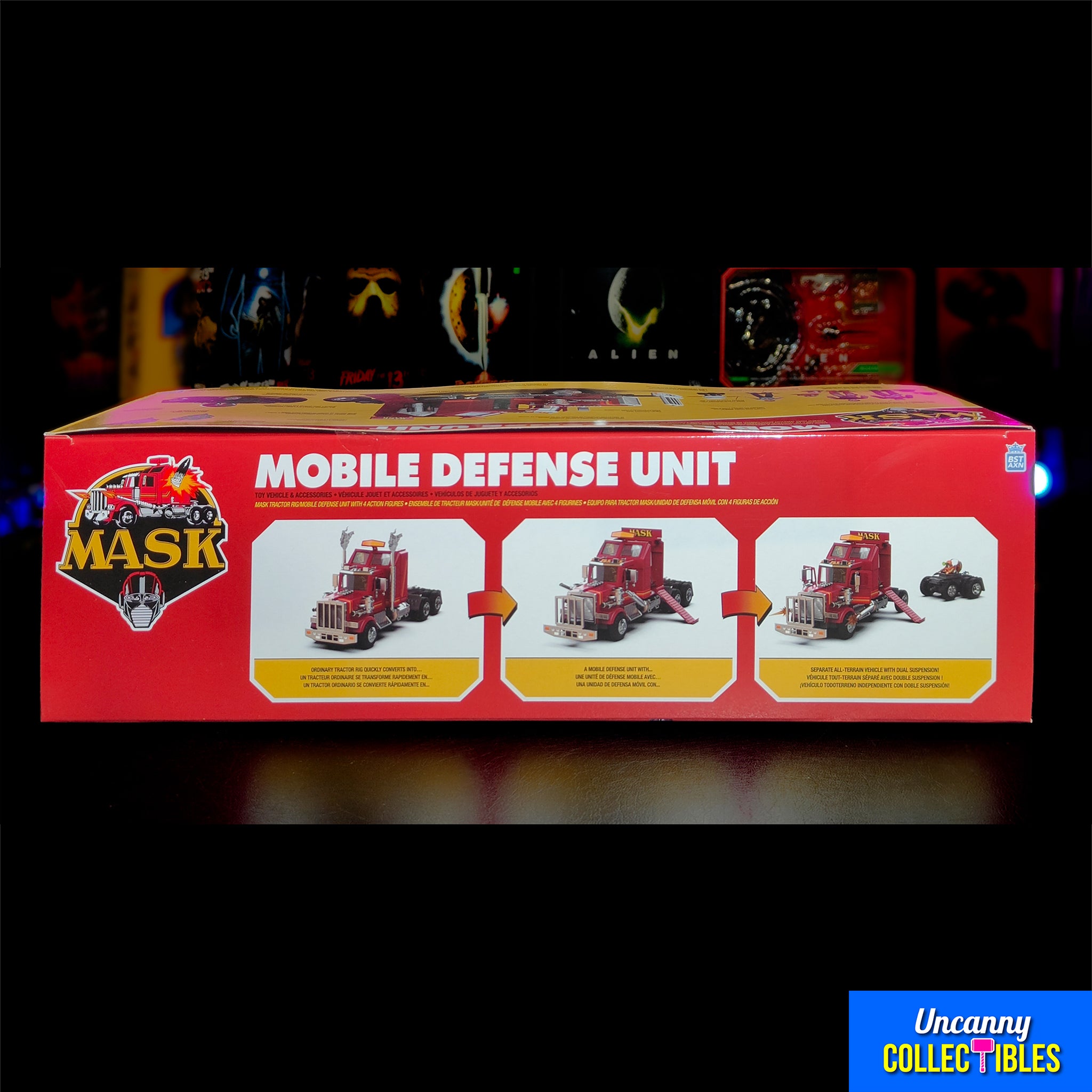 M.A.S.K. SDCC Rhino Mobile Defense Unit Vehicle with T-Bob and Scott Trakker The Loyal Subjects 2025 – M.A.S.K, The Loyal Subjects, 12 cm, 2025, brand new collector item, Uncanny Collectibles Dublin Ireland