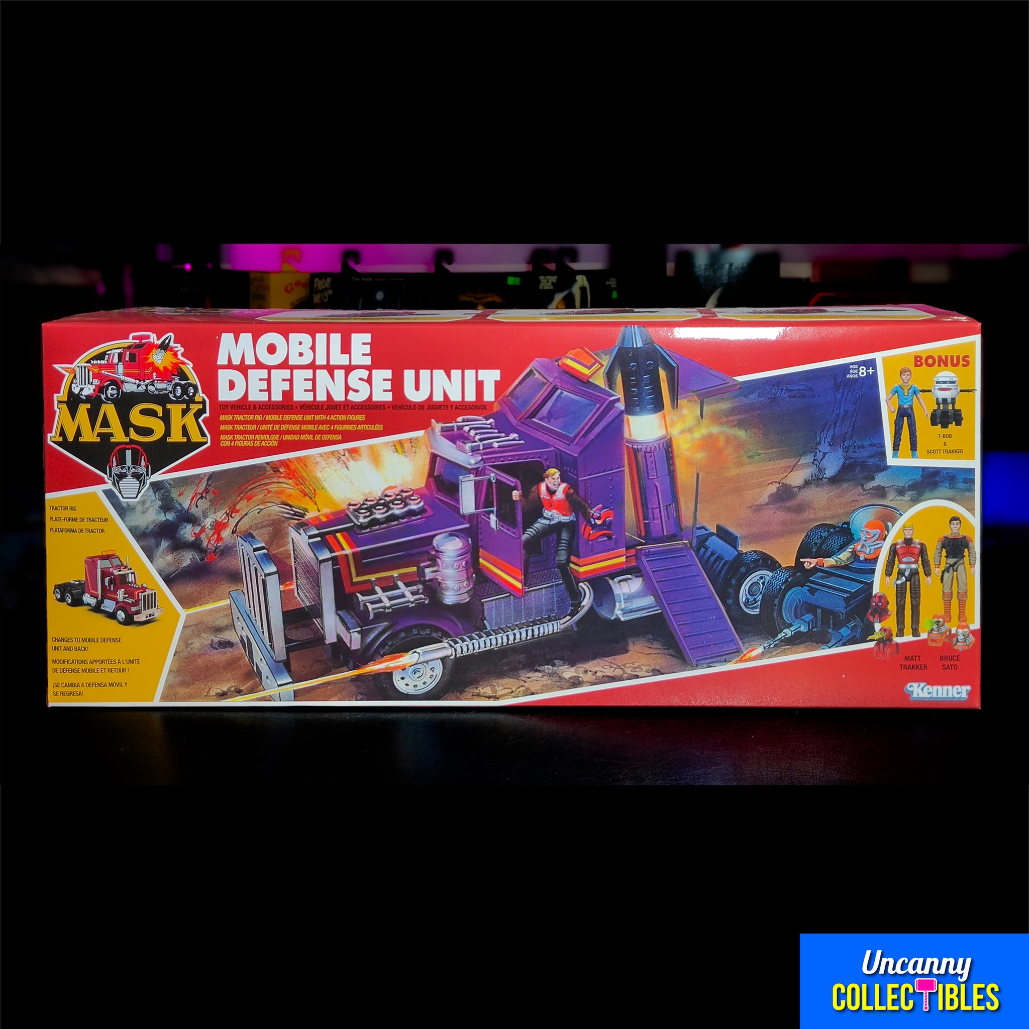 M.A.S.K. SDCC Rhino Mobile Defense Unit Vehicle with T-Bob and Scott Trakker The Loyal Subjects 2025