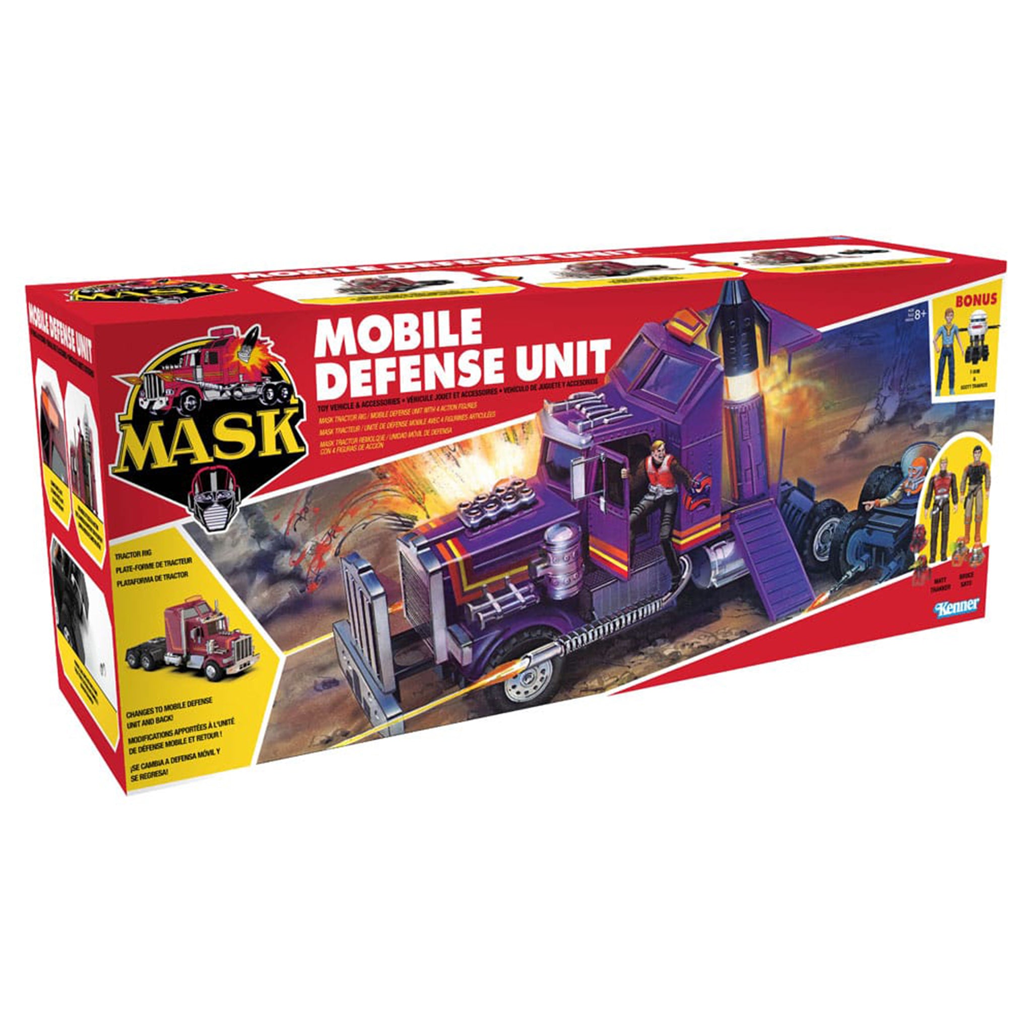 M.A.S.K. SDCC Rhino Mobile Defense Unit Vehicle with T-Bob and Scott Trakker The Loyal Subjects 2025 – M.A.S.K, The Loyal Subjects, 12 cm, 2025, brand new collector item, Uncanny Collectibles Dublin Ireland