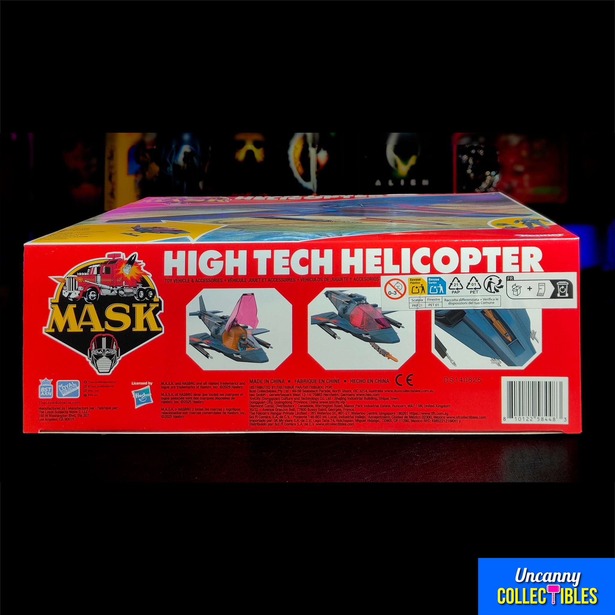 M.A.S.K. Switchblade High Tech Helicopter Vehicle The Loyal Subjects – M.A.S.K, The Loyal Subjects, 12 cm, brand new collector item, Uncanny Collectibles Dublin Ireland