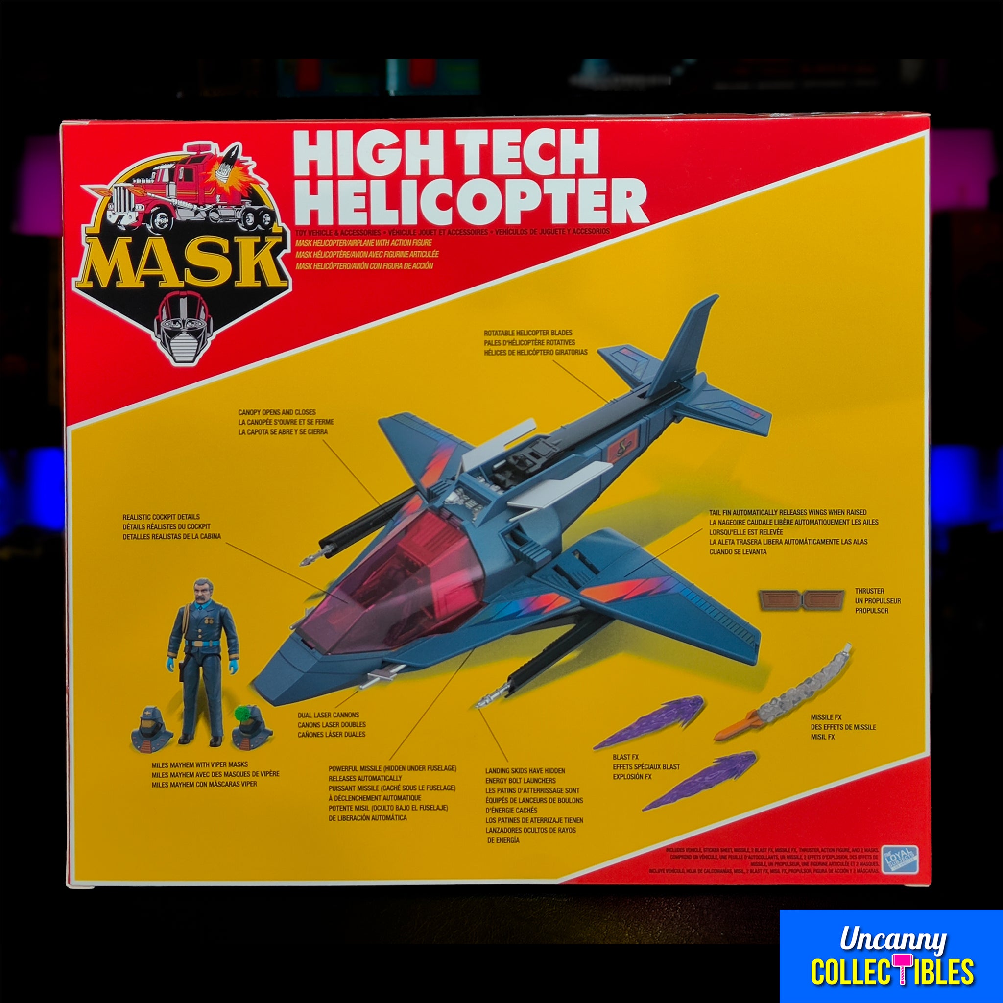 M.A.S.K. Switchblade High Tech Helicopter Vehicle The Loyal Subjects – M.A.S.K, The Loyal Subjects, 12 cm, brand new collector item, Uncanny Collectibles Dublin Ireland