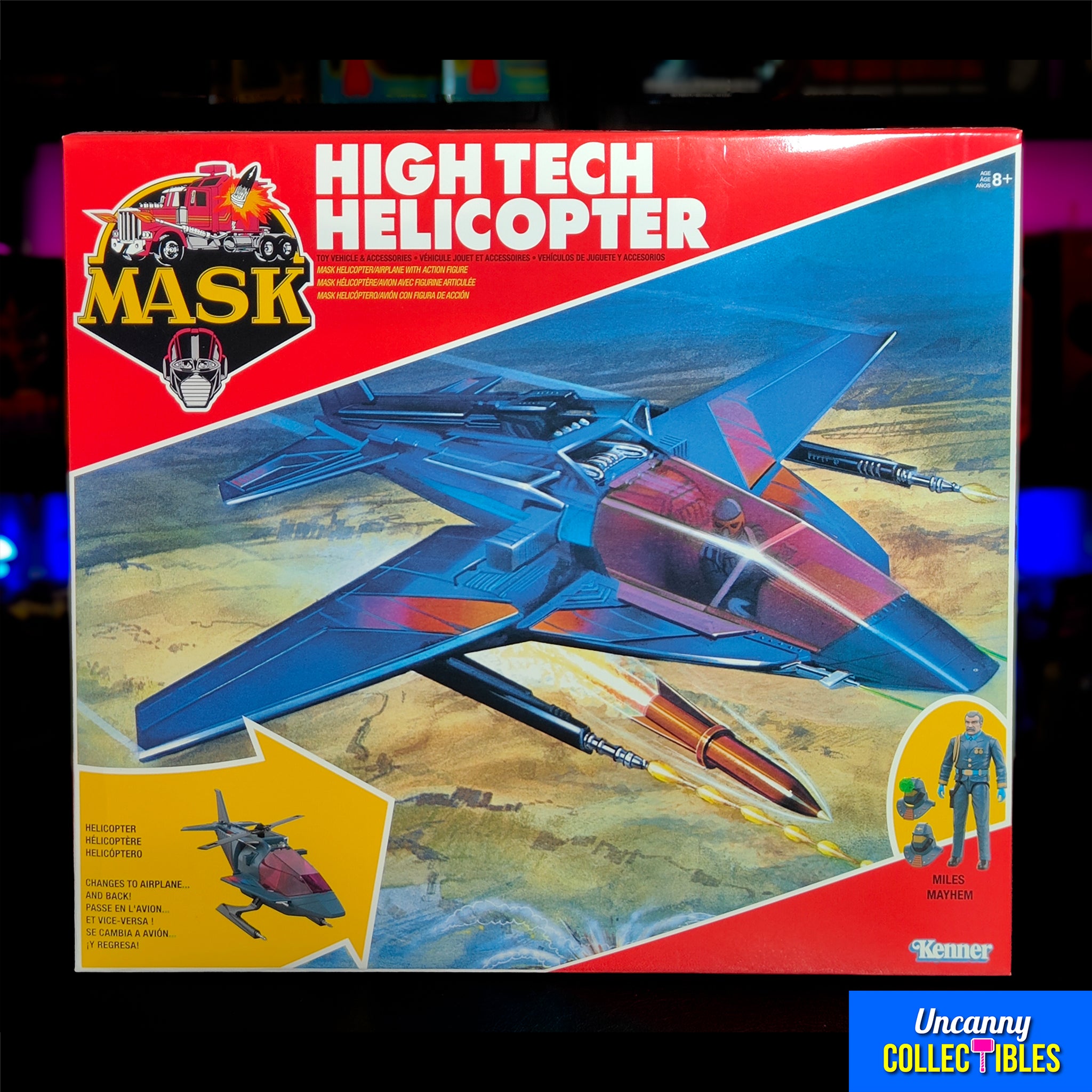 M.A.S.K. Switchblade High Tech Helicopter Vehicle The Loyal Subjects – M.A.S.K, The Loyal Subjects, 12 cm, brand new collector item, Uncanny Collectibles Dublin Ireland