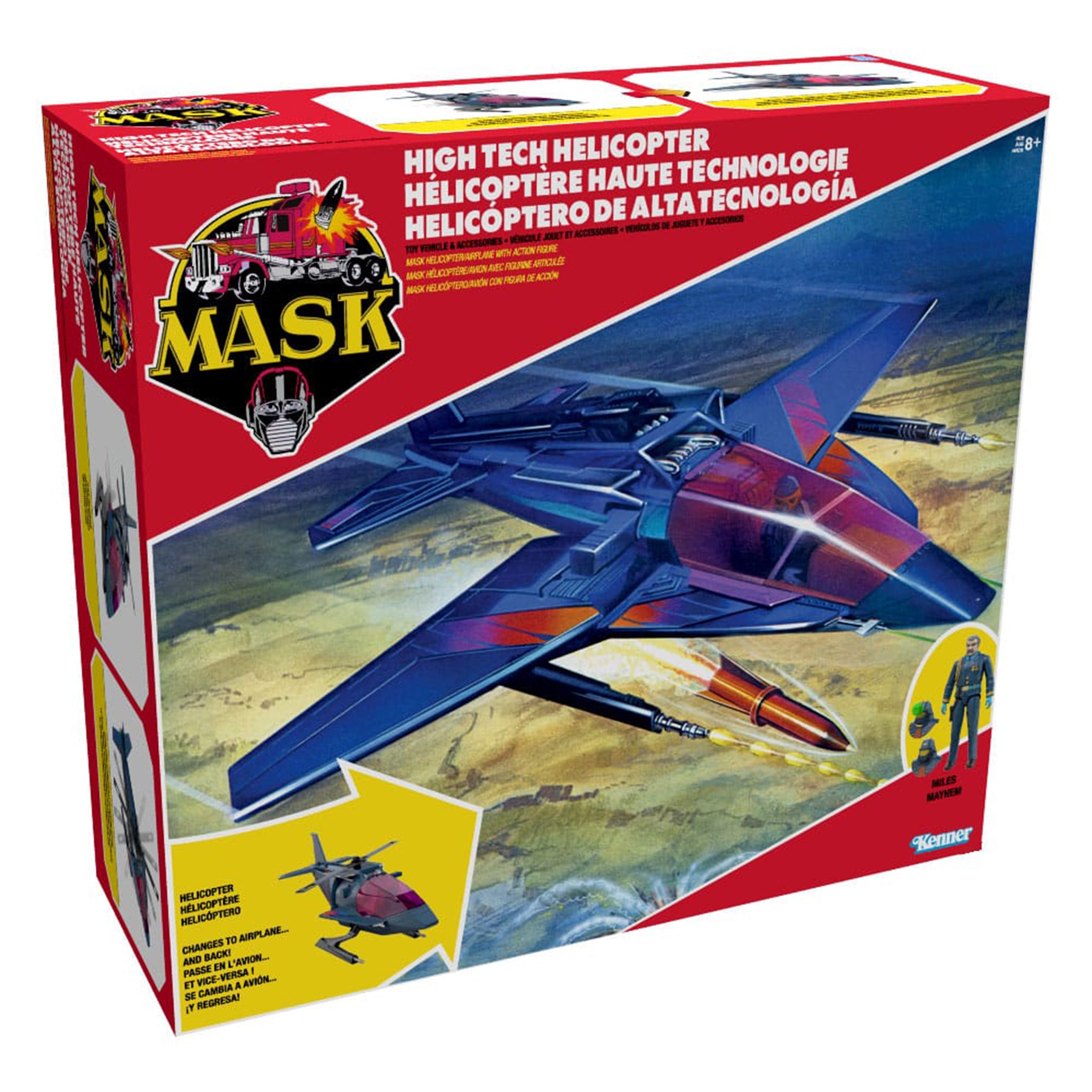 M.A.S.K. Switchblade High Tech Helicopter Vehicle The Loyal Subjects – M.A.S.K, The Loyal Subjects, 12 cm, brand new collector item, Uncanny Collectibles Dublin Ireland