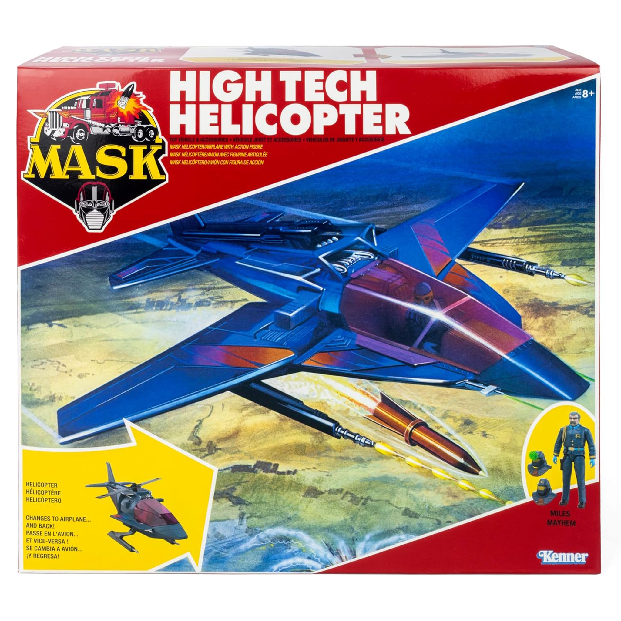 M.A.S.K. Switchblade High Tech Helicopter Vehicle The Loyal Subjects – M.A.S.K, The Loyal Subjects, 12 cm, brand new collector item, Uncanny Collectibles Dublin Ireland