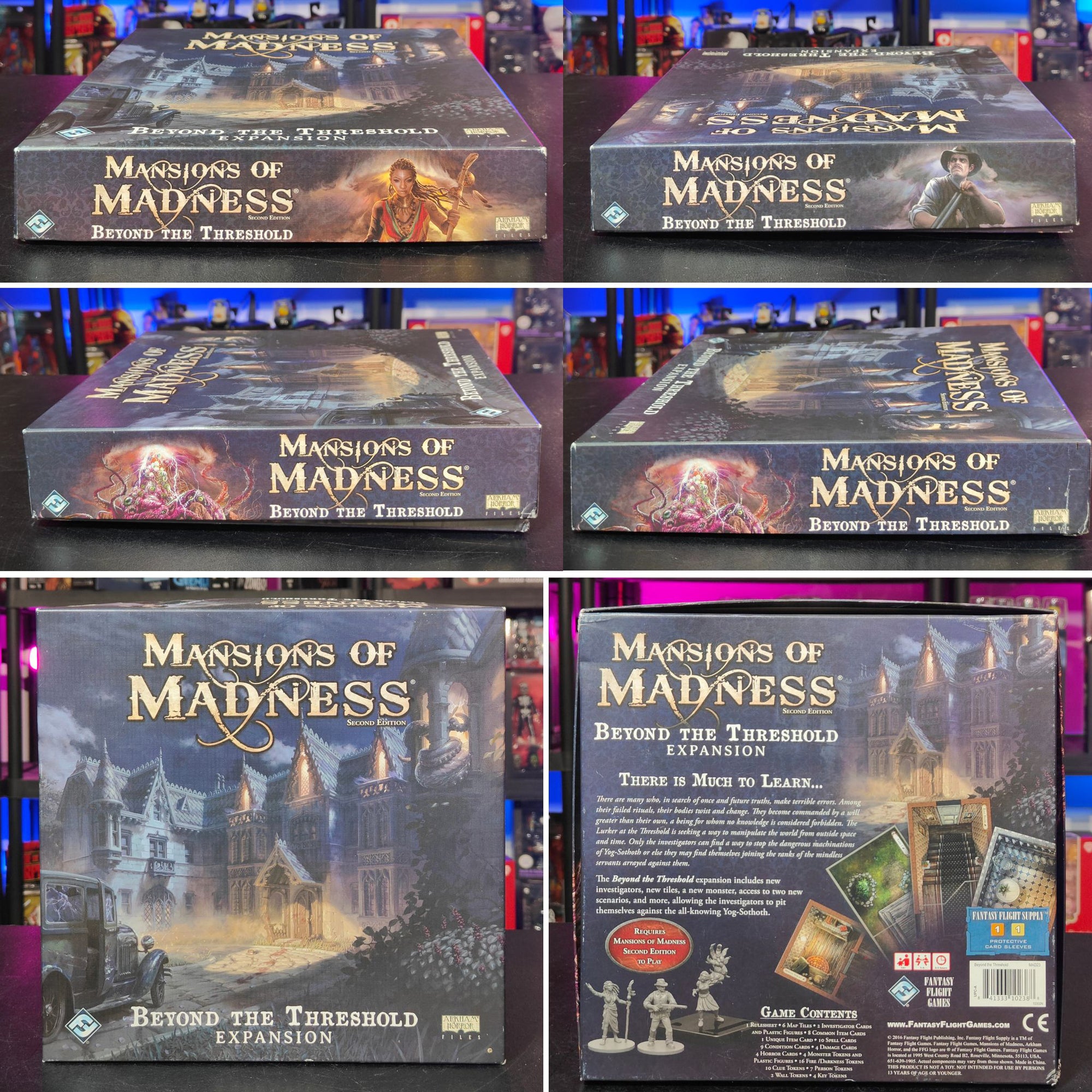 Mansions of Madness 2 Edition Incomplete Core Set with Mixed Expansion Pieces