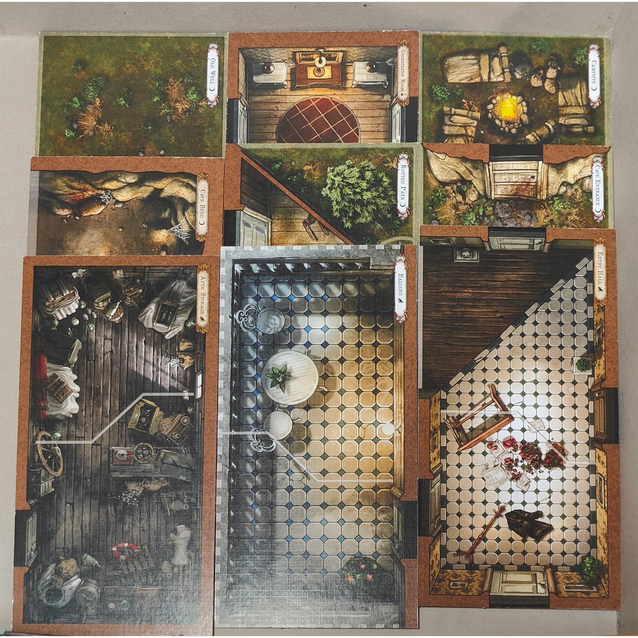 Mansions of Madness 2 Edition Incomplete Core Set with Mixed Expansion Pieces
