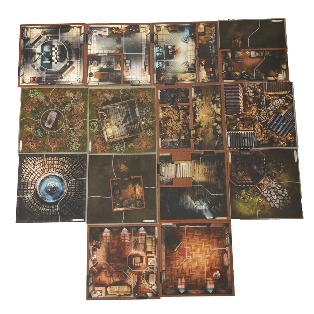 Mansions of Madness 2 Edition Incomplete Core Set with Mixed Expansion Pieces