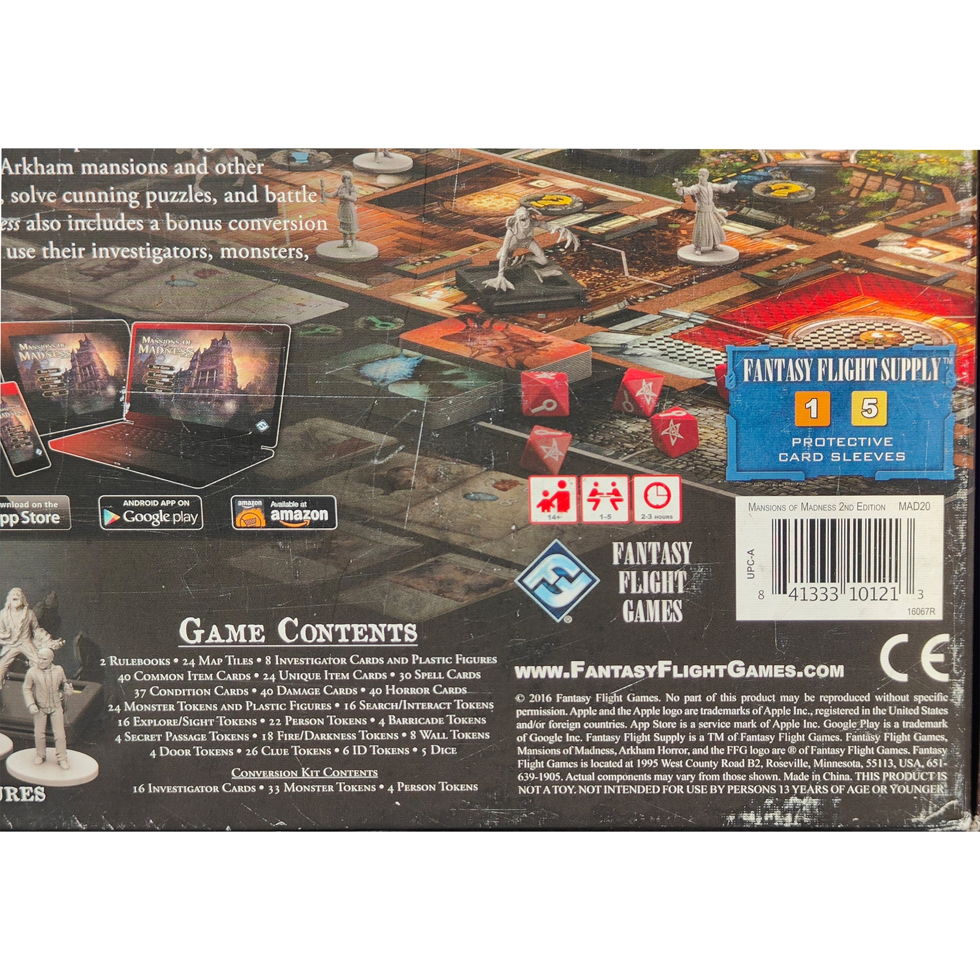 Mansions of Madness 2 Edition Incomplete Core Set with Mixed Expansion Pieces
