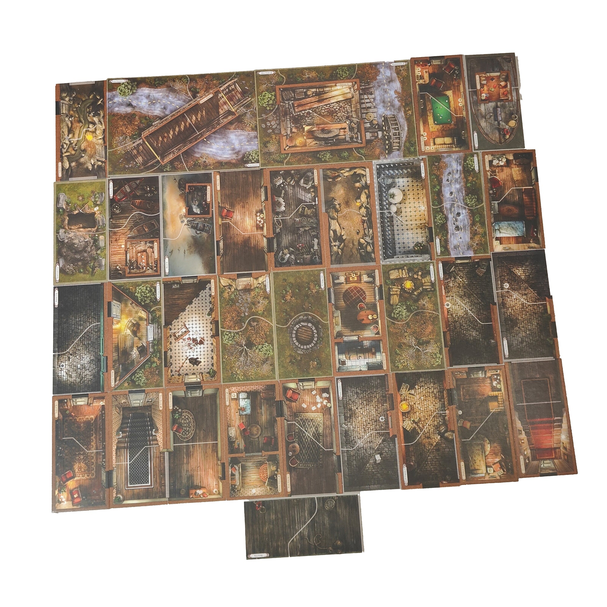 Mansions of Madness 2 Edition Incomplete Core Set with Mixed Expansion Pieces