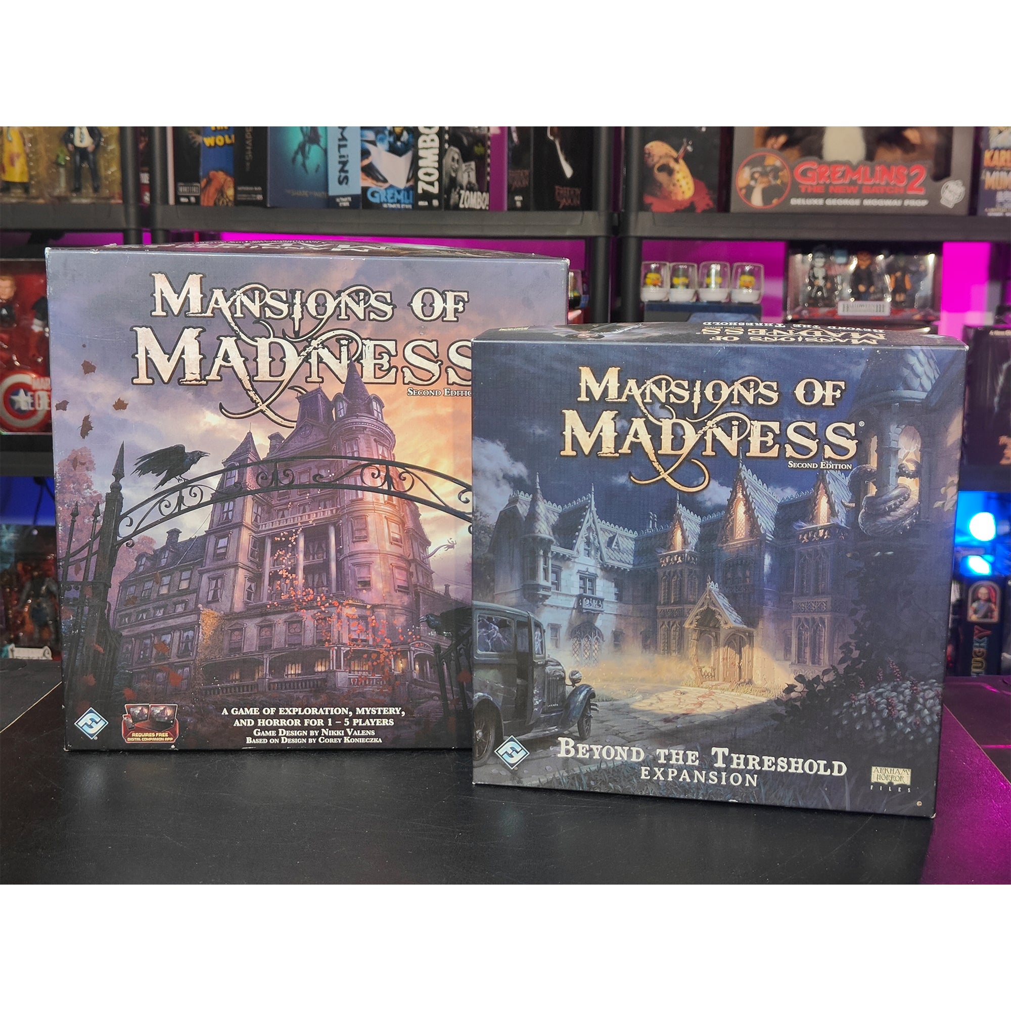 Mansions of Madness 2 Edition Incomplete Core Set with Mixed Expansion Pieces