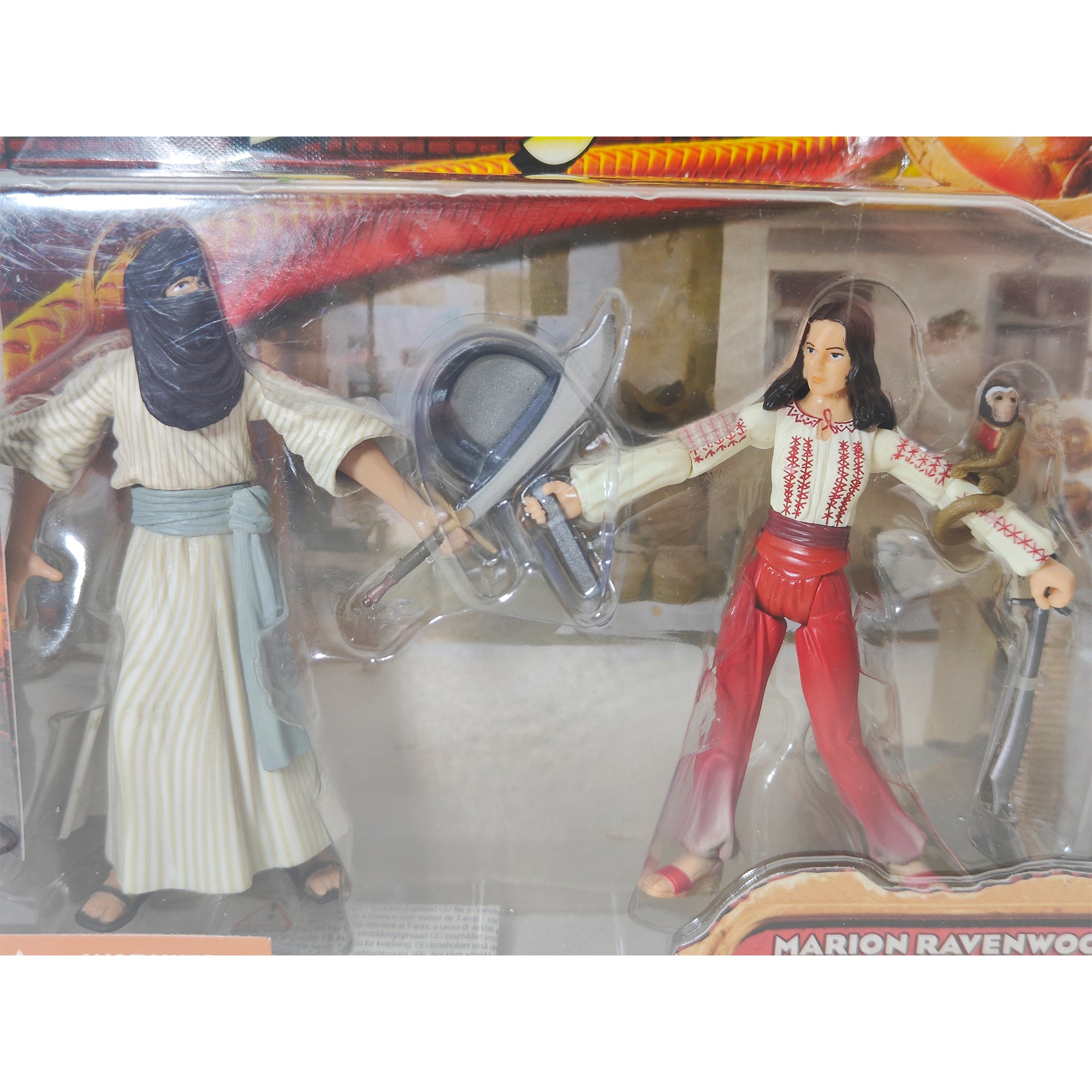 Marion Ravenwood And Cairo Henchman Indiana Jones Raiders Of The Lost Ark Hasbro Action Figure 2008 9.5cm