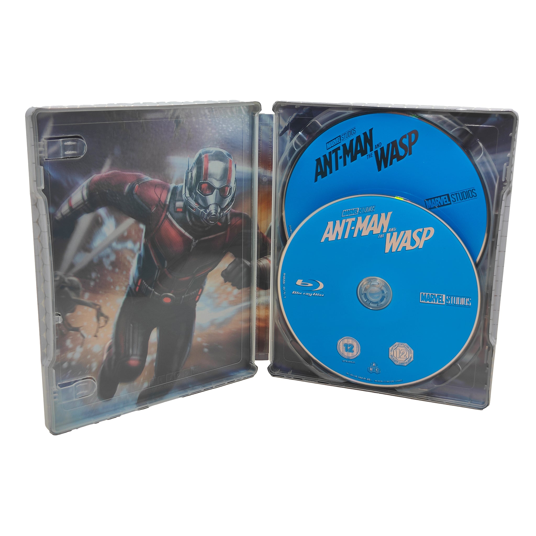 Marvel Ant Man & Ant Man And The Wasp Blu-ray Steelbook Bundle – Marvel Heroes, Disney, -, 2015, pre-owned collector piece, Uncanny Collectibles Dublin Ireland