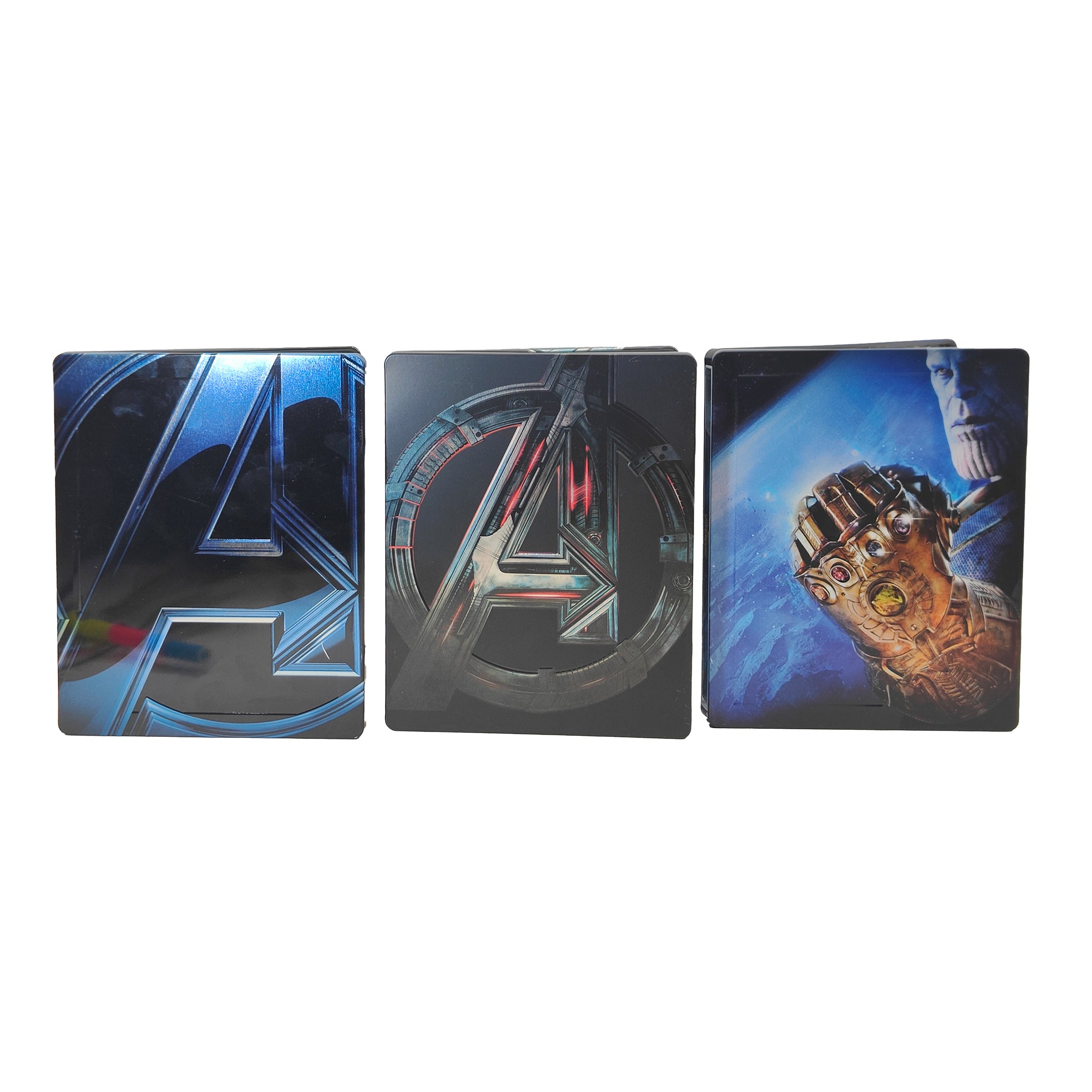 Marvel Avengers Assemble Age Of Ultron Infinity War Blu-ray Steelbook Bundle – Marvel Heroes, Disney, -, 2012, pre-owned collector piece, Uncanny Collectibles Dublin Ireland