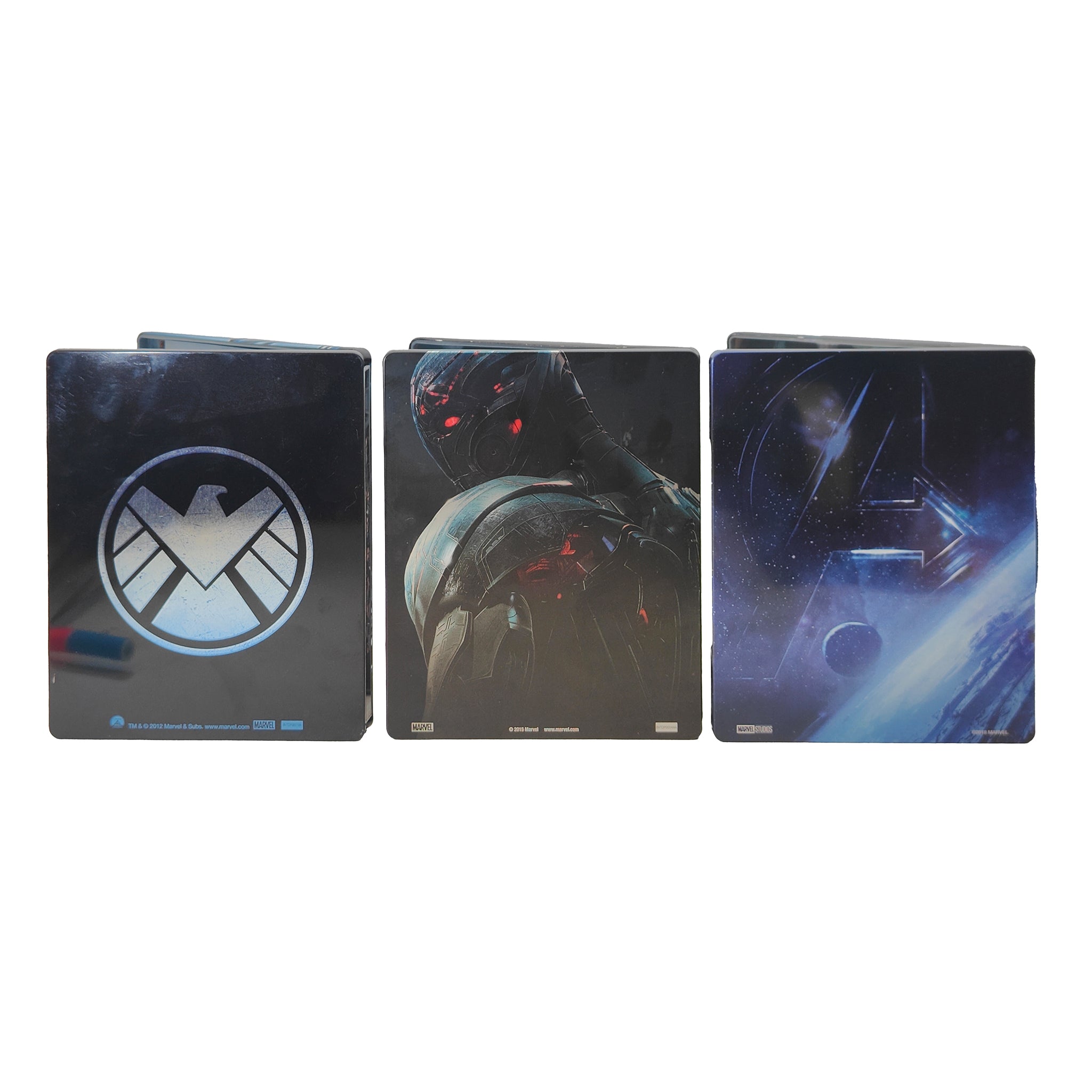 Marvel Avengers Assemble Age Of Ultron Infinity War Blu-ray Steelbook Bundle – Marvel Heroes, Disney, -, 2012, pre-owned collector piece, Uncanny Collectibles Dublin Ireland