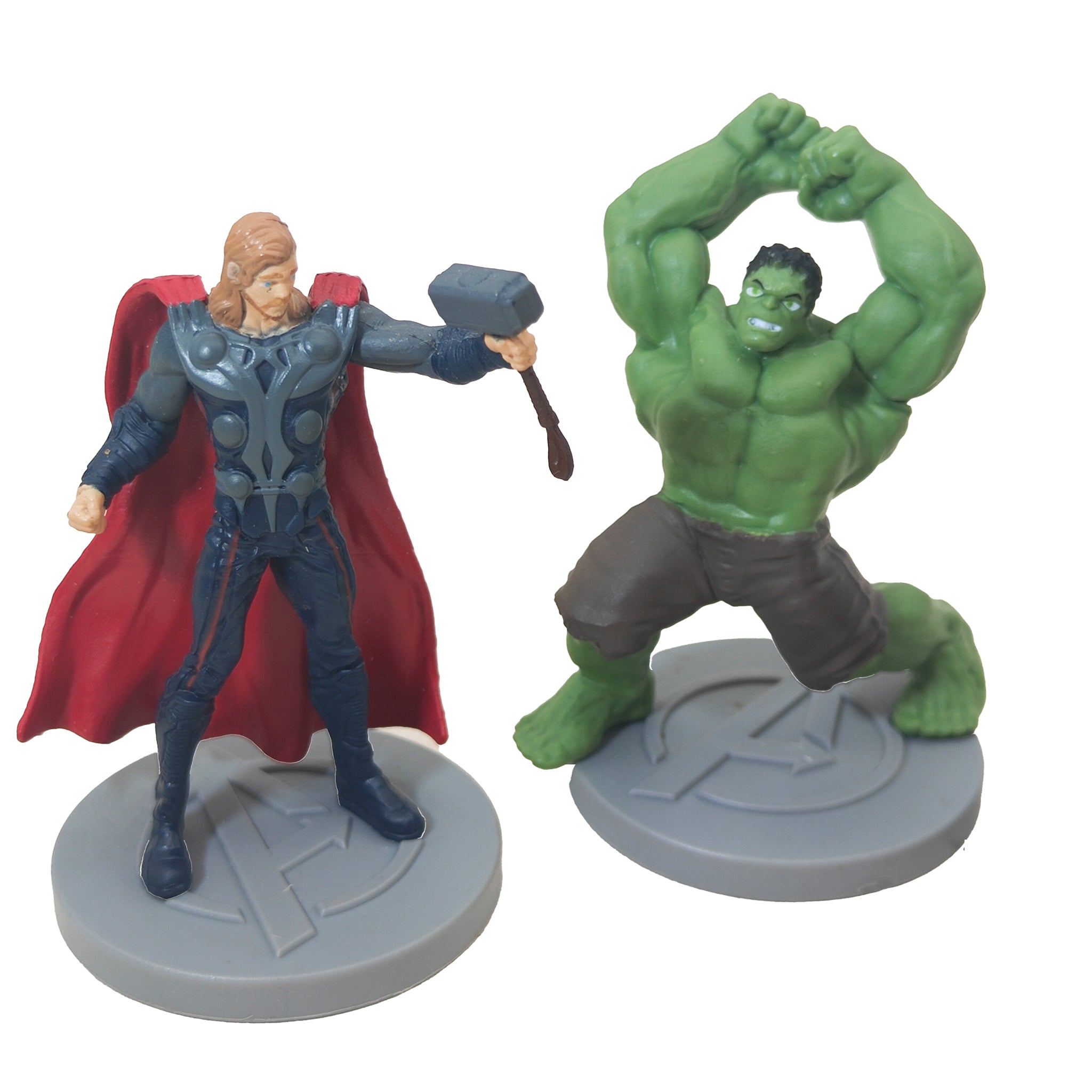 Marvel Avengers Hulk Thor Iron Man Hawkeye CDI 2012 4 Figure Bundle