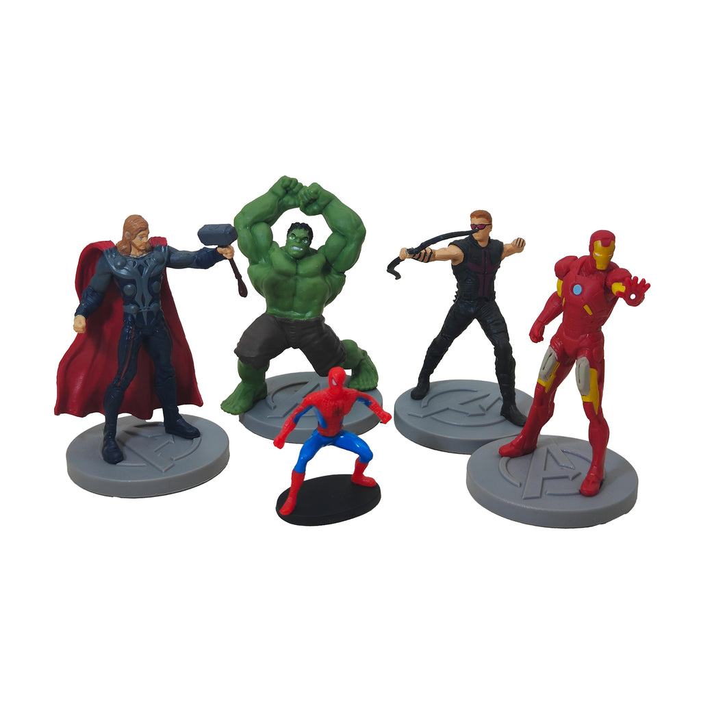 Marvel Avengers Hulk Thor Iron Man Hawkeye CDI 2012 4 Figure Bundle