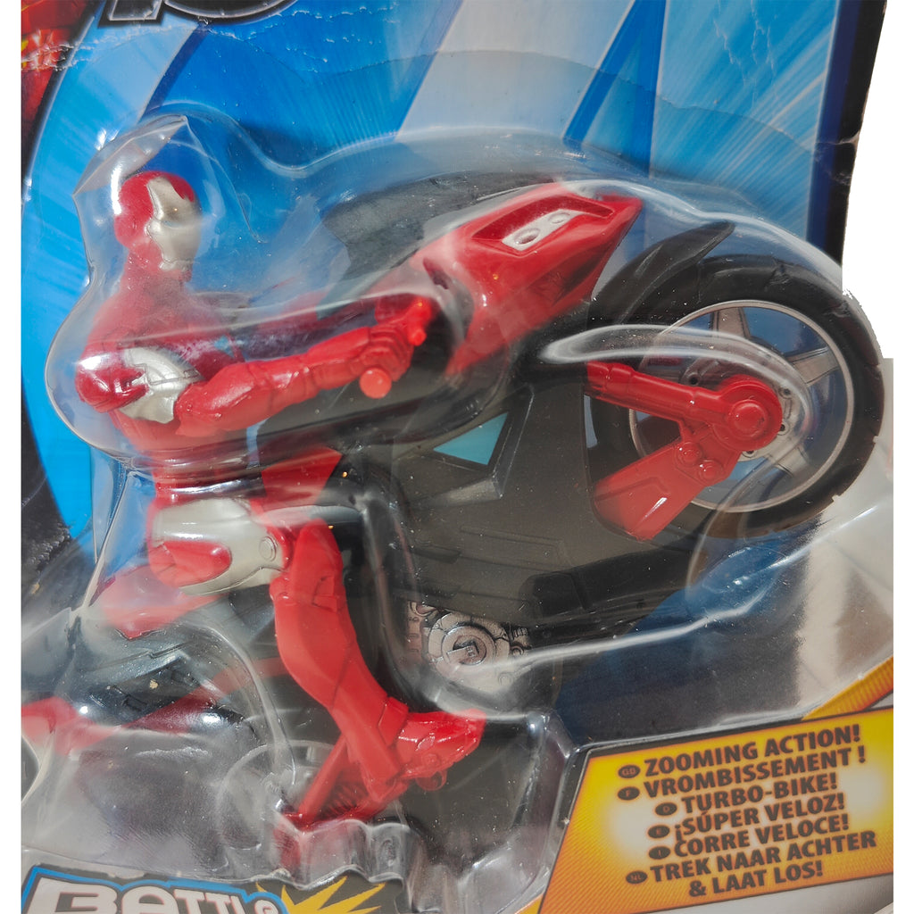 Marvel Avengers Iron Man Battle Chargers Turbo Bike Hasbro Action Figure – Avengers, Hasbro, 10 cm, pre-owned collector piece, Uncanny Collectibles Dublin Ireland