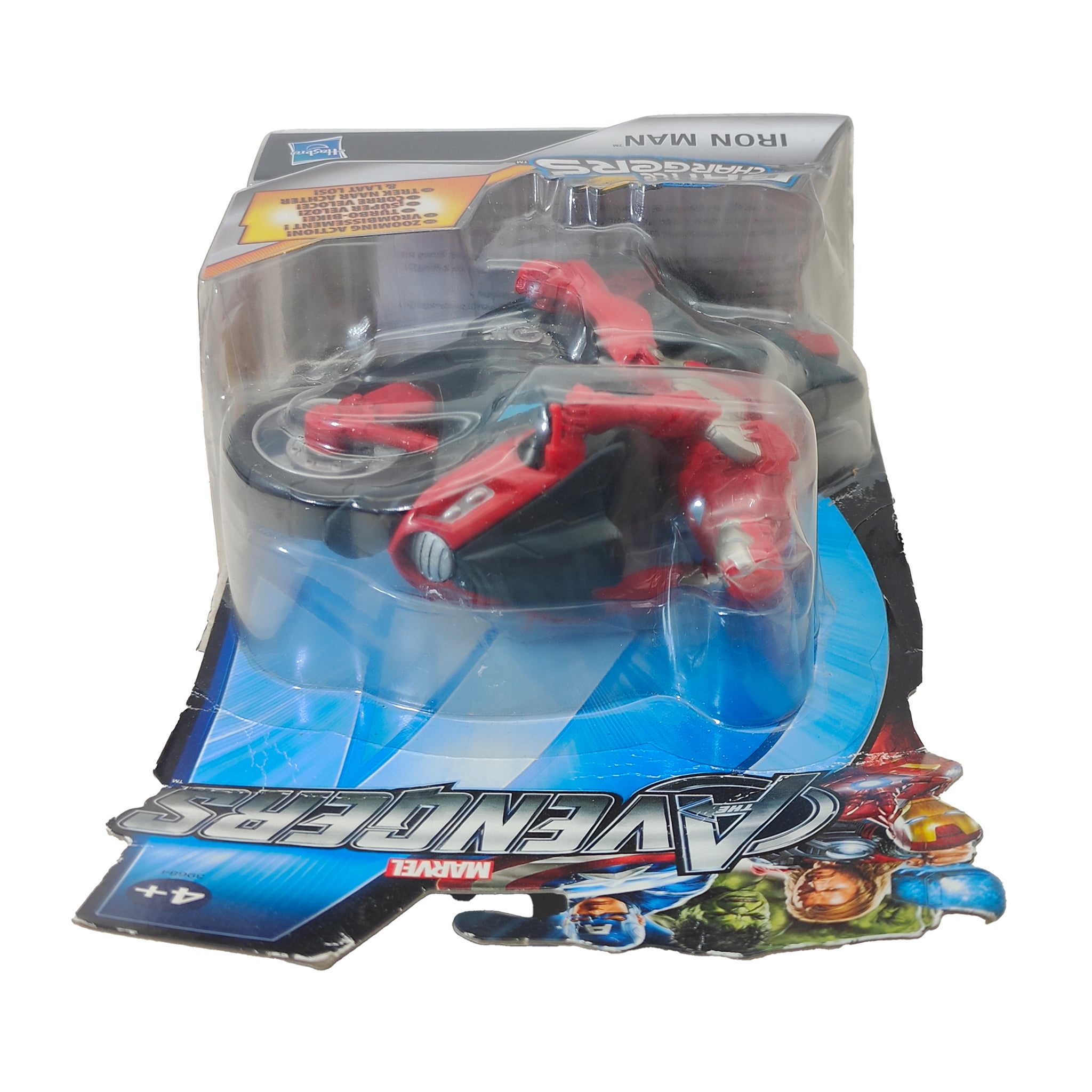 Marvel Avengers Iron Man Battle Chargers Turbo Bike Hasbro Action Figure – Avengers, Hasbro, 10 cm, pre-owned collector piece, Uncanny Collectibles Dublin Ireland