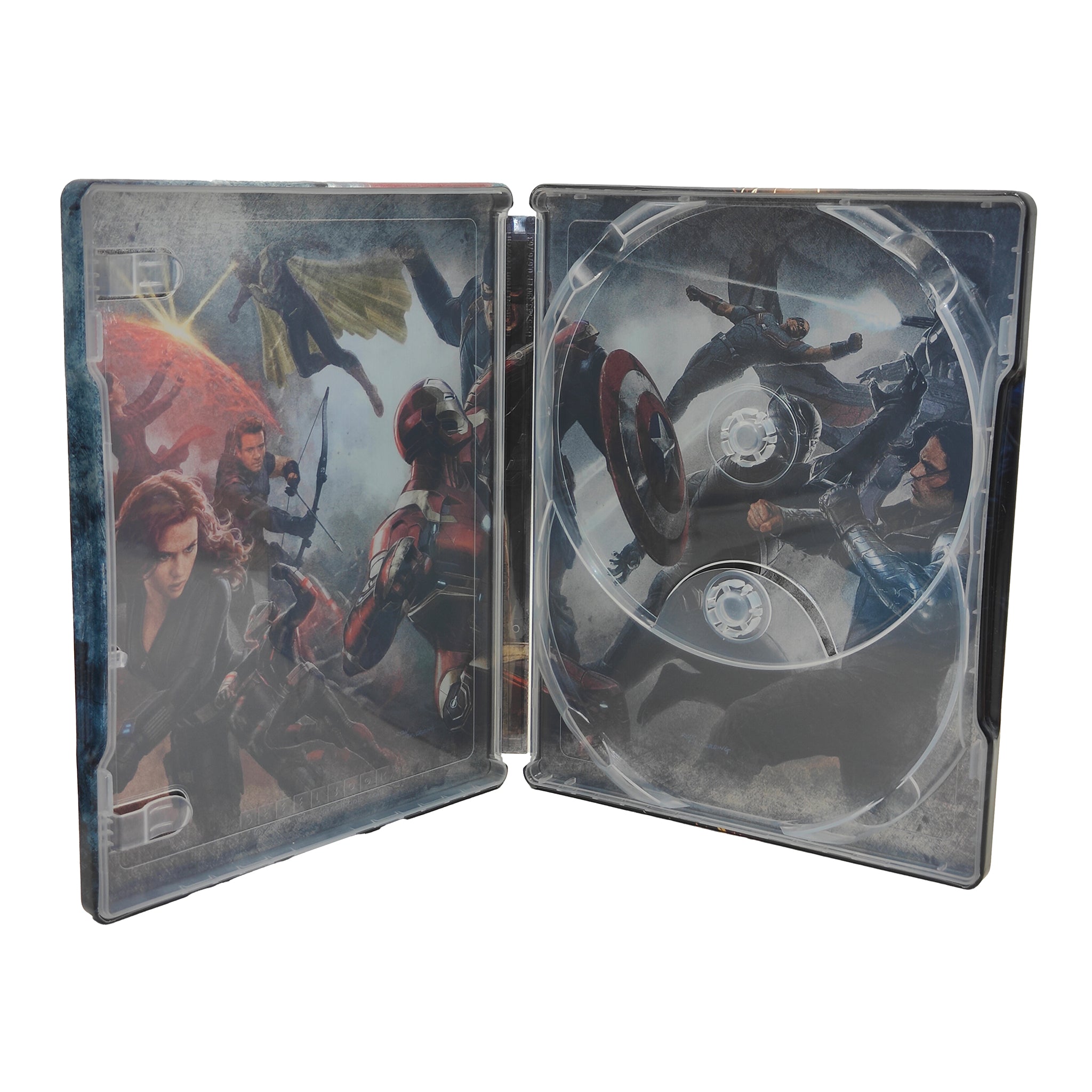 Marvel Captain America Winter Solder & Civil War Blu-ray Steelbook Bundle – Marvel Heroes, Disney, -, 2014, pre-owned collector piece, Uncanny Collectibles Dublin Ireland