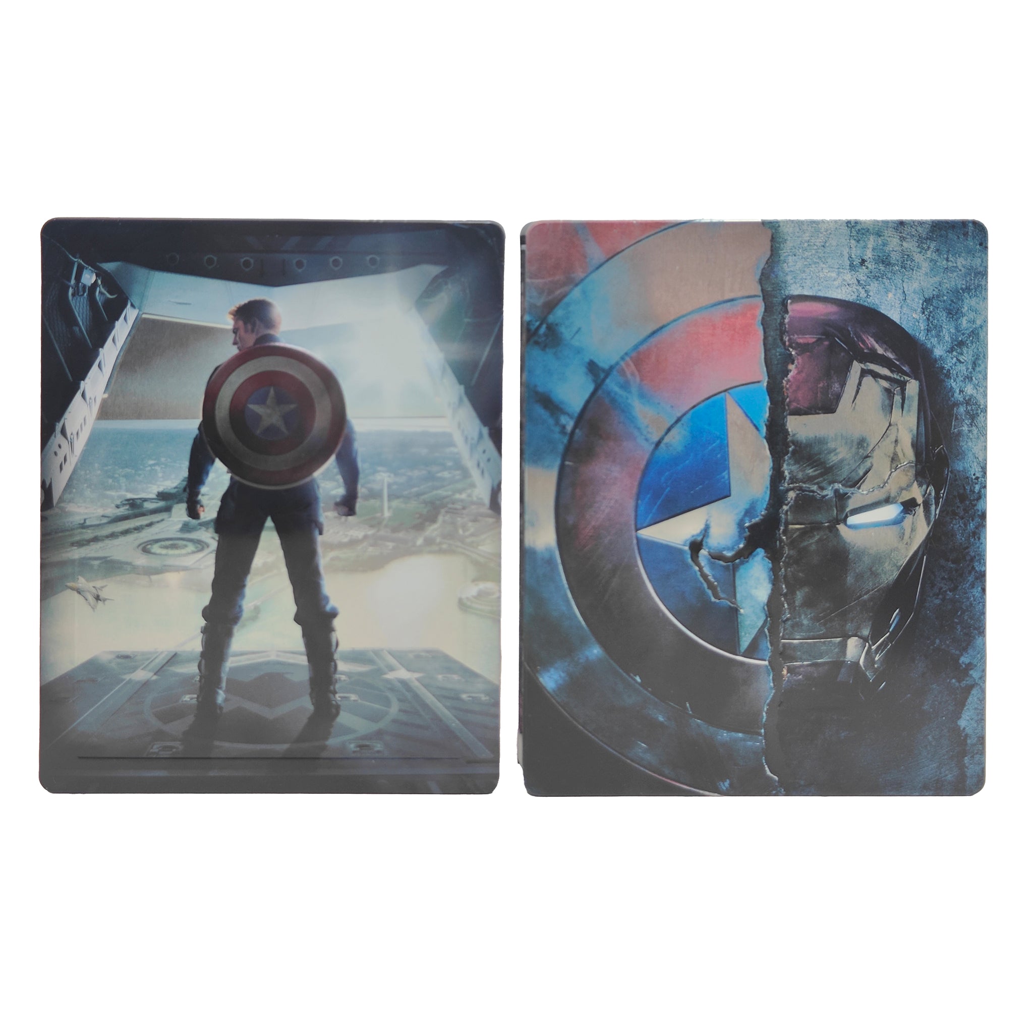 Marvel Captain America Winter Solder & Civil War Blu-ray Steelbook Bundle – Marvel Heroes, Disney, -, 2014, pre-owned collector piece, Uncanny Collectibles Dublin Ireland