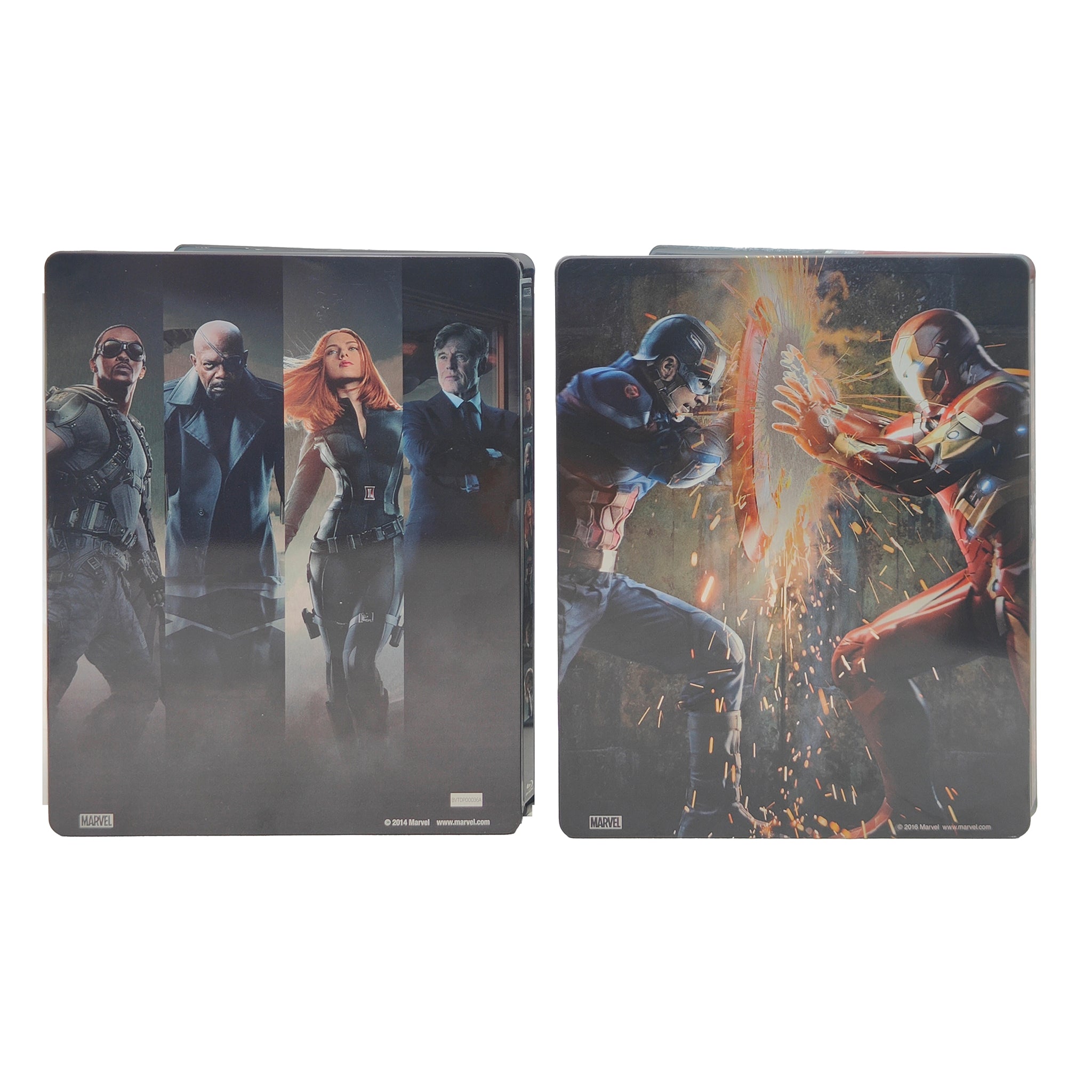 Marvel Captain America Winter Solder & Civil War Blu-ray Steelbook Bundle – Marvel Heroes, Disney, -, 2014, pre-owned collector piece, Uncanny Collectibles Dublin Ireland
