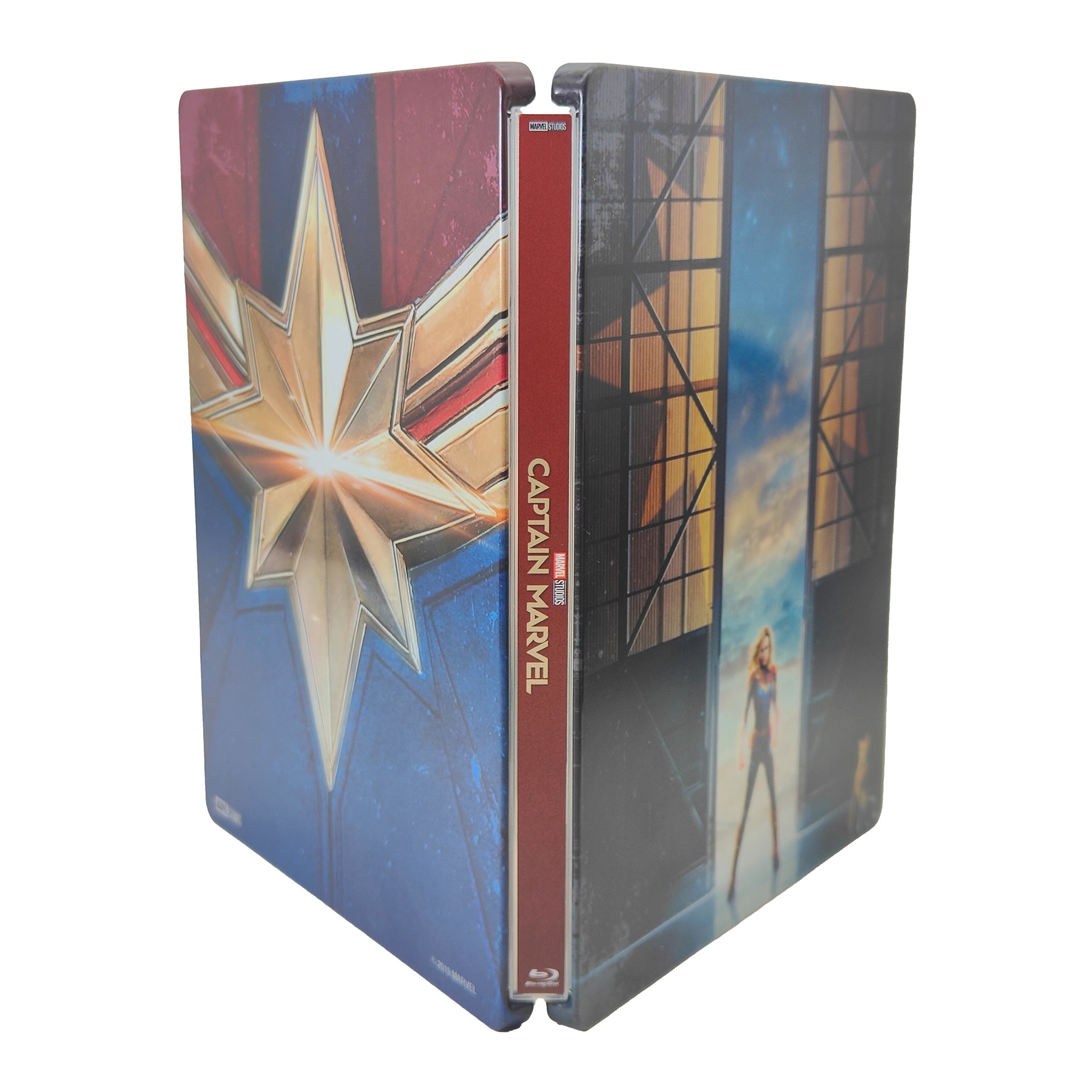 Marvel Captain Marvel Blu-ray Steelbook Zavvi Exclusive
