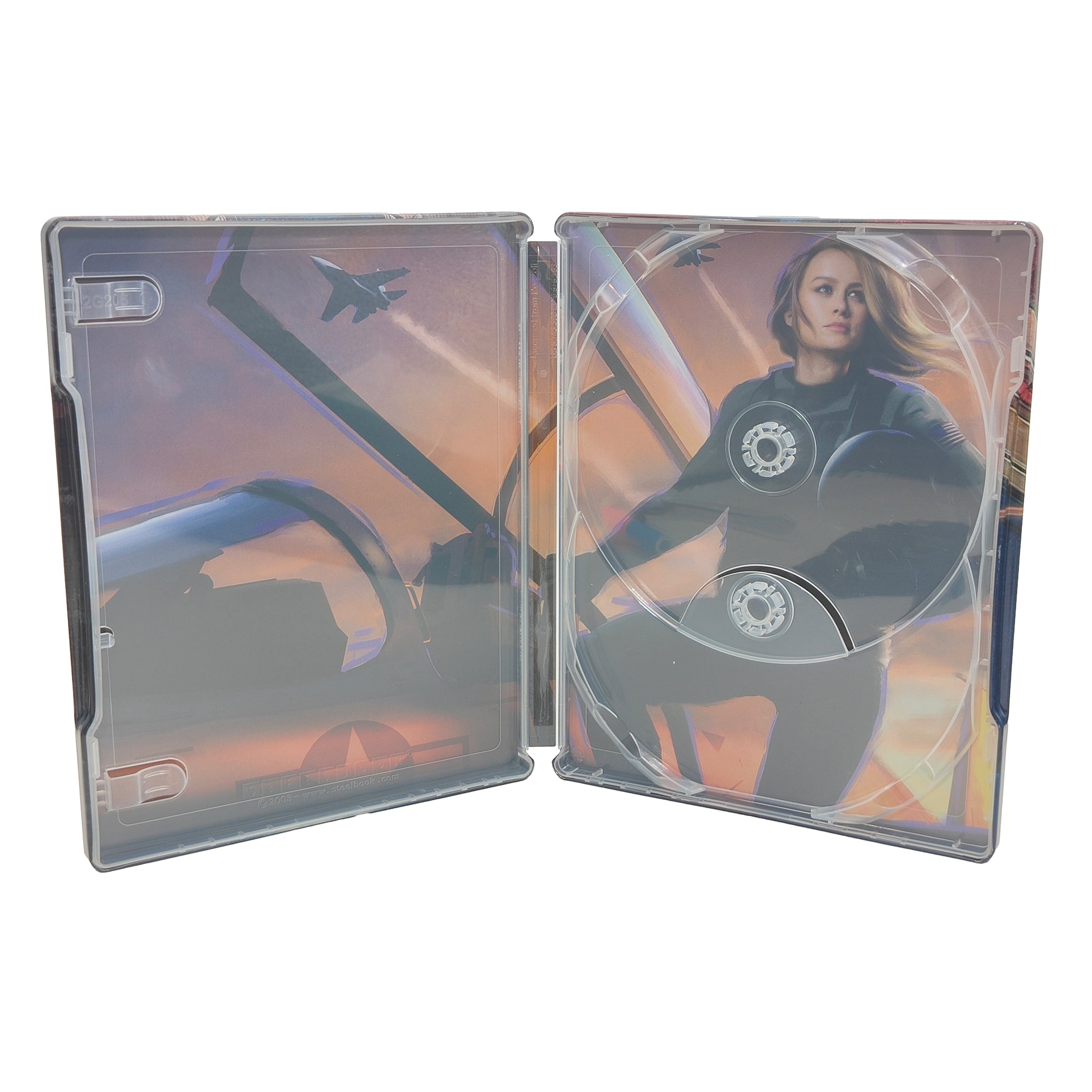 Marvel Captain Marvel Blu-ray Steelbook Zavvi Exclusive
